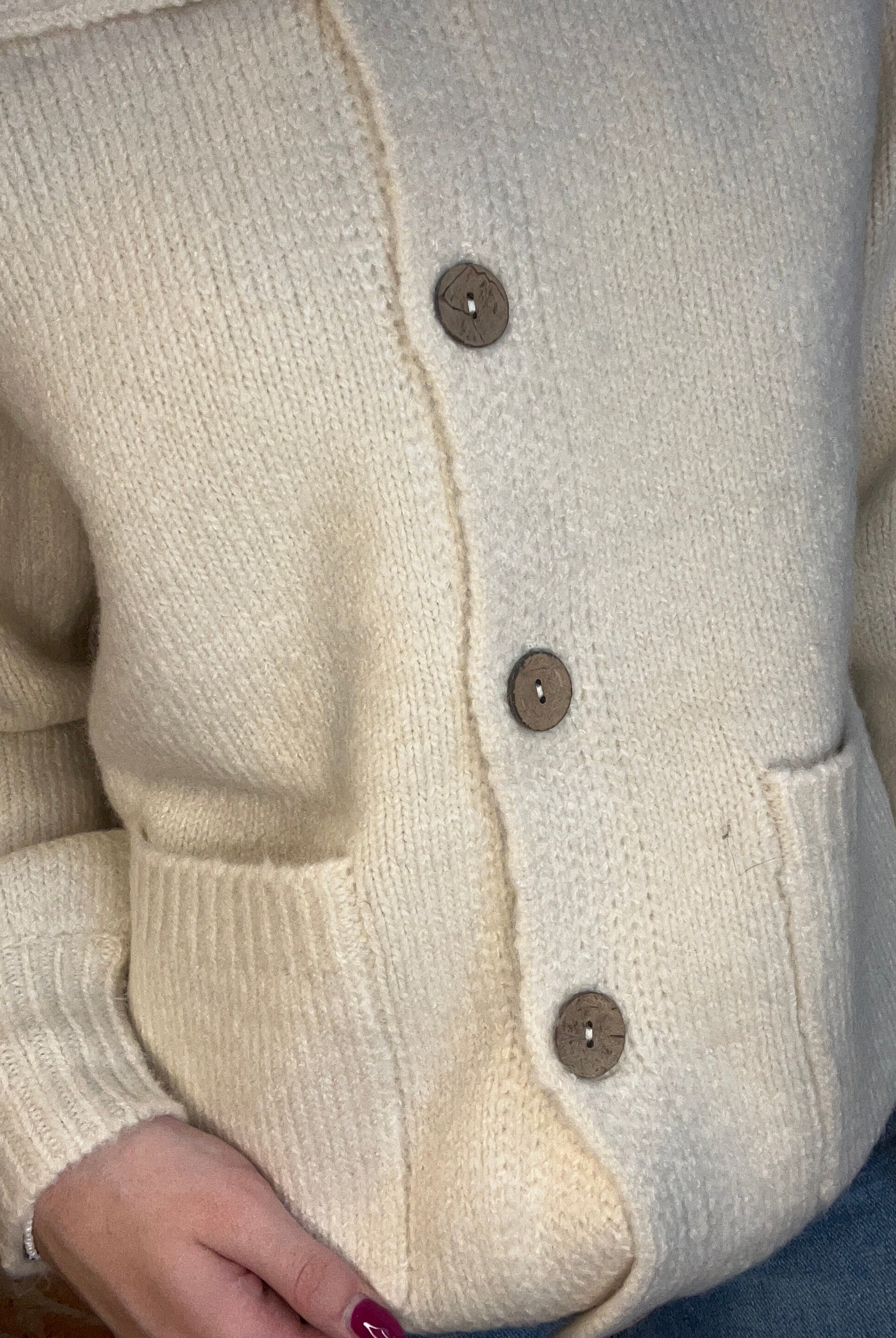 Emilia Chunky Cardigan-apparel-Staccato-The Funky Zebra Ames, Women's Fashion Boutique in Ames, Iowa