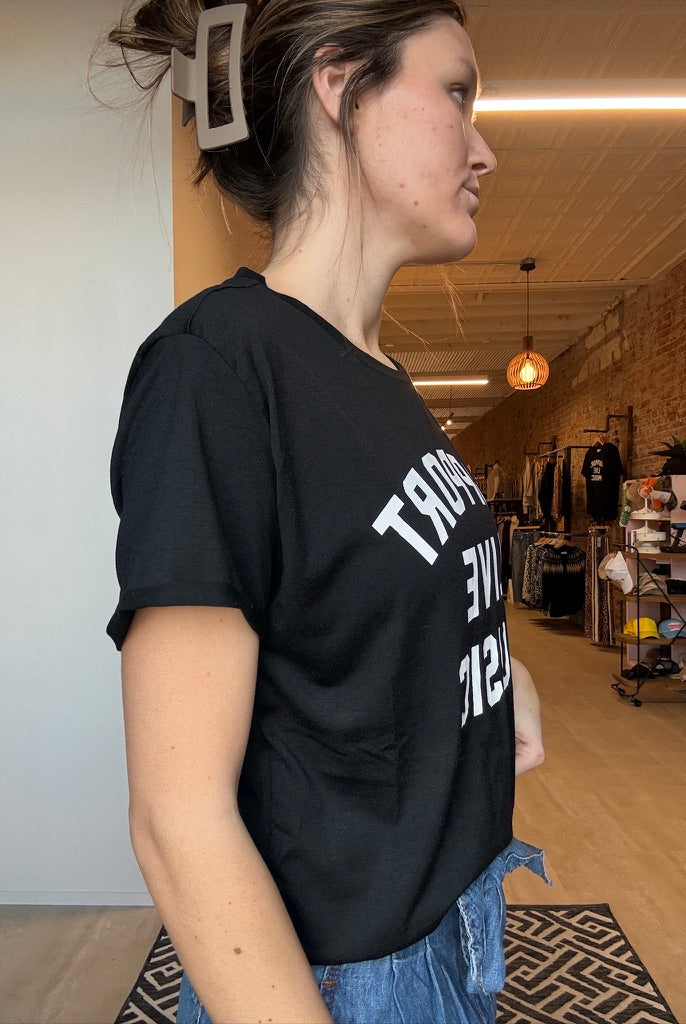 Support Live Music Tee-Graphic Tee's-Panache Apparel Co.-The Funky Zebra Ames, Women's Fashion Boutique in Ames, Iowa