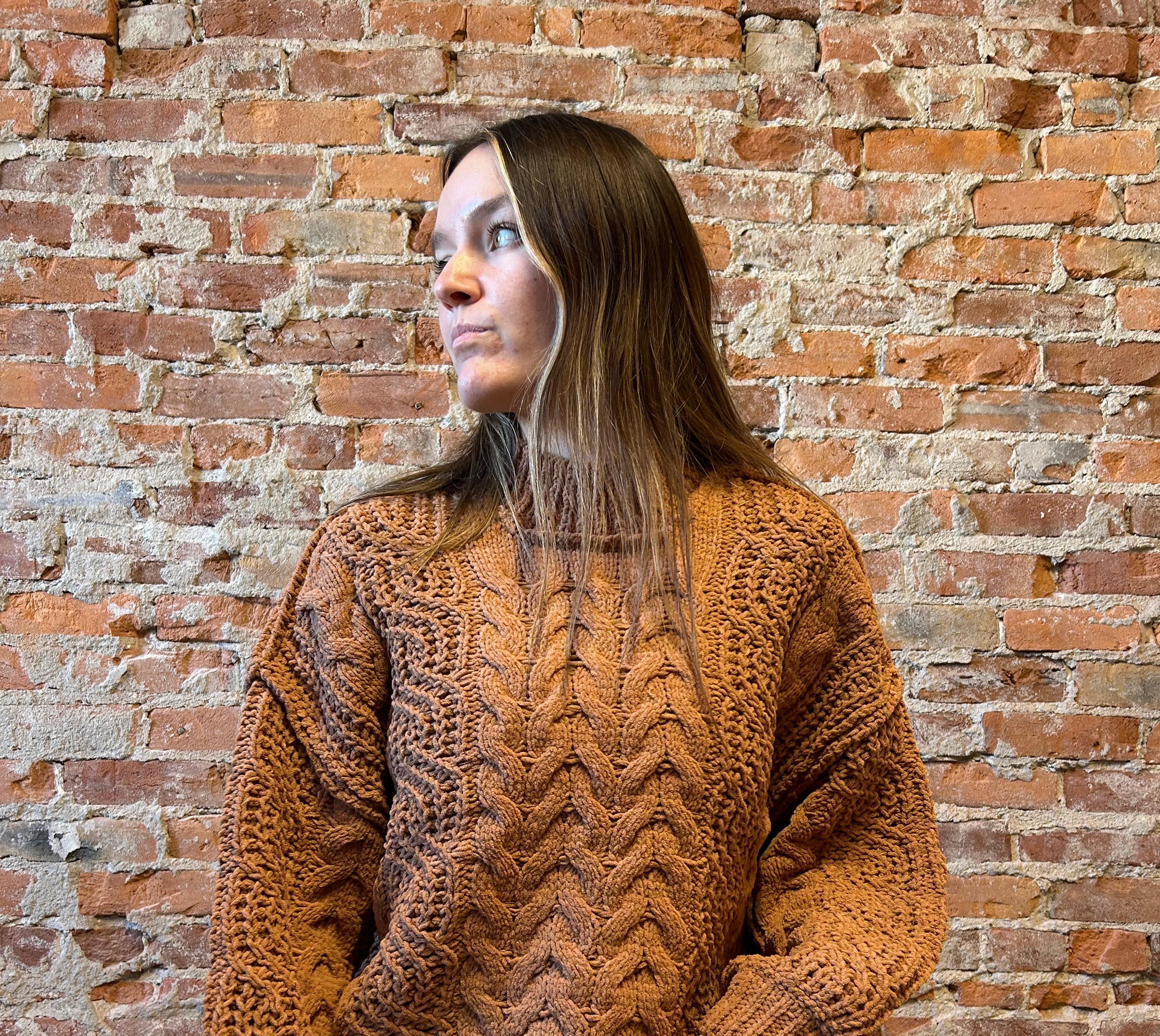 Tasha Cable Knit Sweater-The Funky Zebra Ames-The Funky Zebra Ames, Women's Fashion Boutique in Ames, Iowa