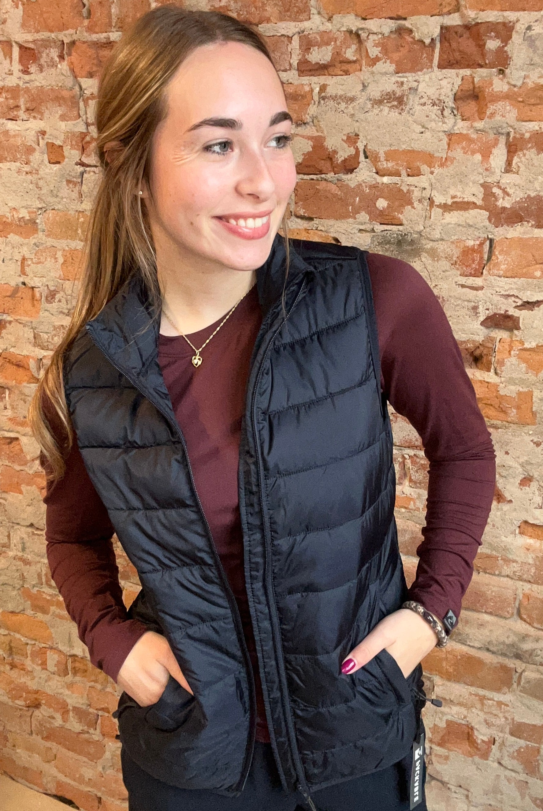 Pacific Navy Puffer-Storm Creek-The Funky Zebra Ames, Women's Fashion Boutique in Ames, Iowa