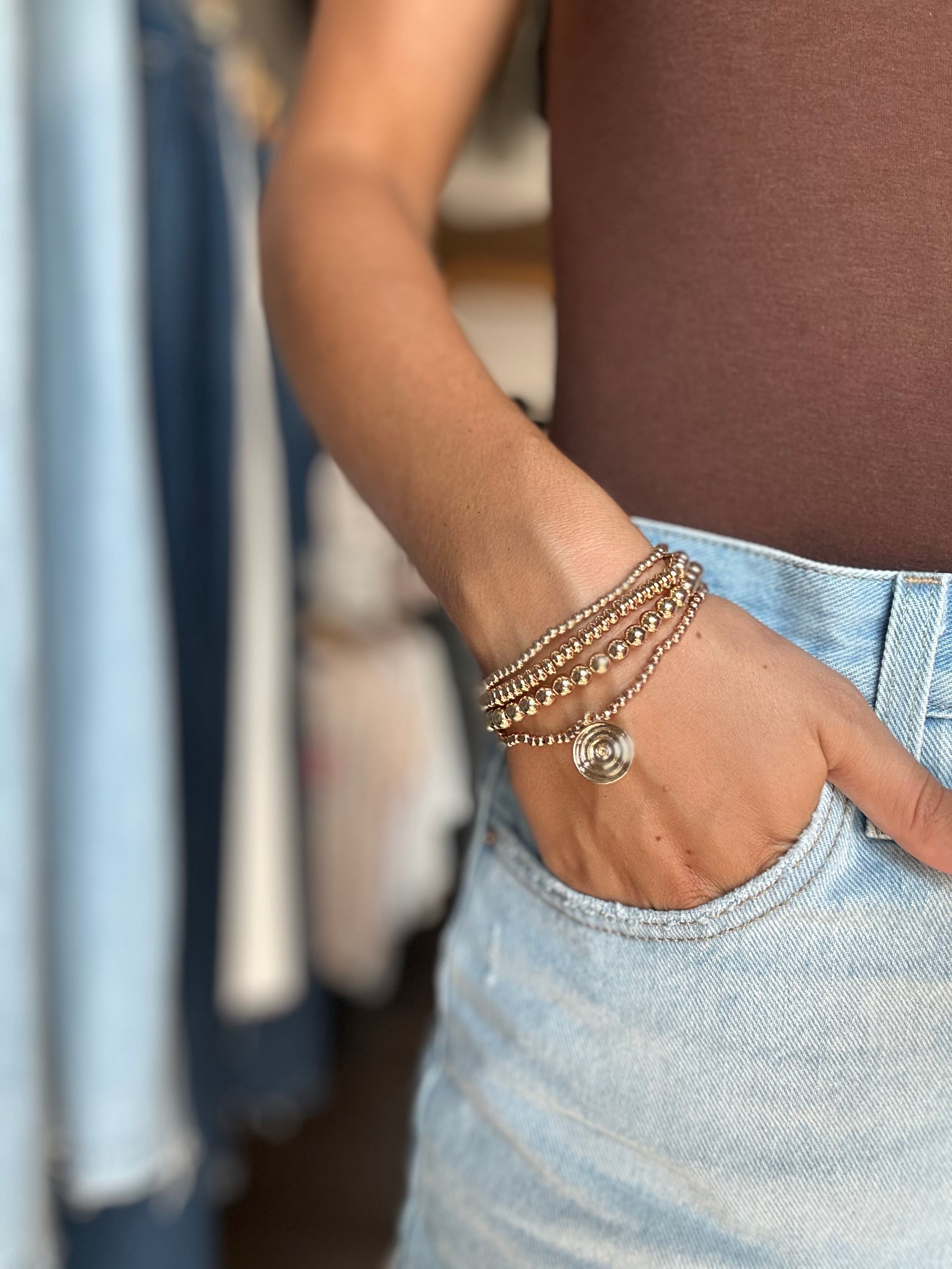 $2.99 Beaded Bracelet-Accessories-The Funky Zebra Ames-The Funky Zebra Ames, Women's Fashion Boutique in Ames, Iowa