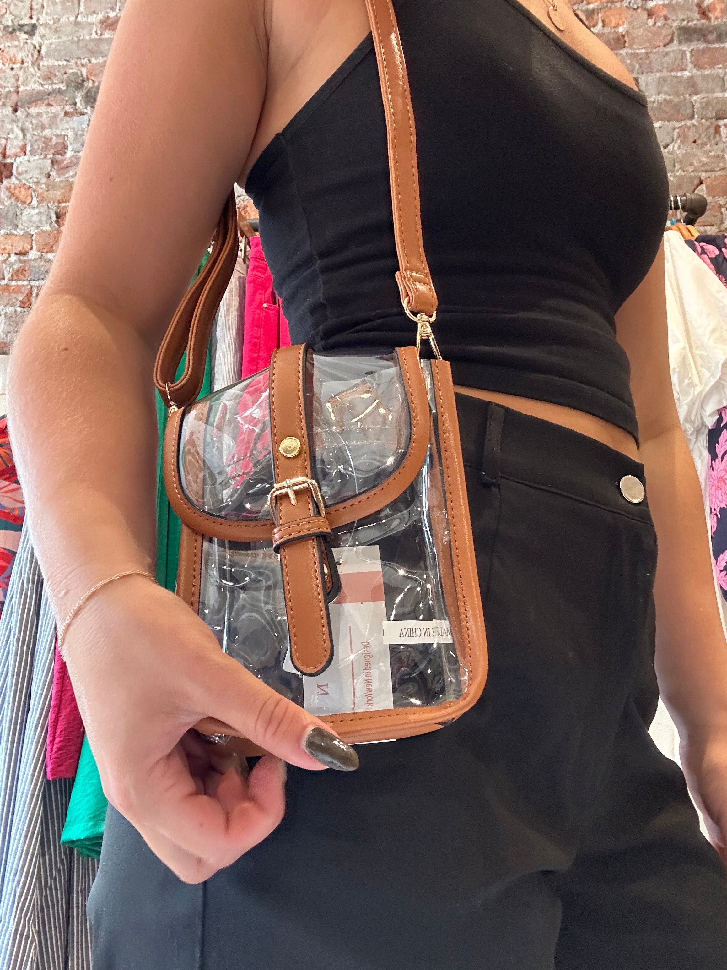 Gameday Clear Purse-Handbags-Judson-The Funky Zebra Ames, Women's Fashion Boutique in Ames, Iowa