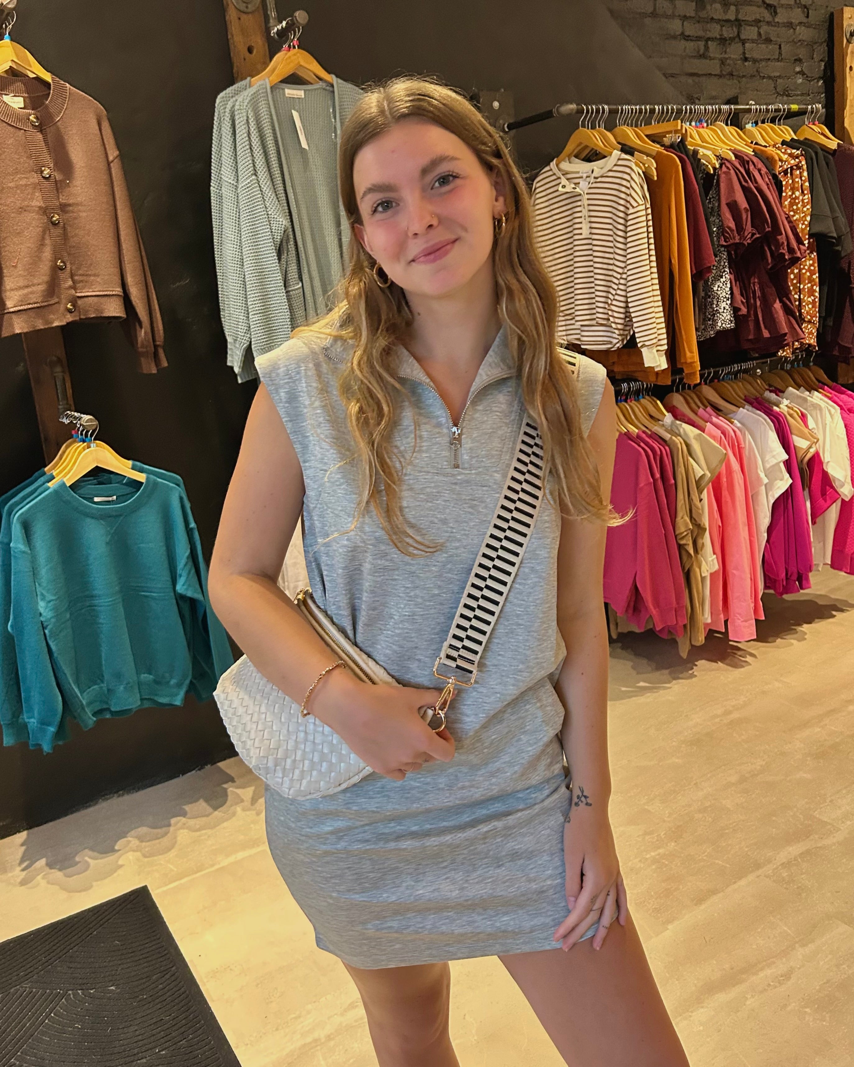 Taylor Shift Dress-Dresses-Staccato-The Funky Zebra Ames, Women's Fashion Boutique in Ames, Iowa