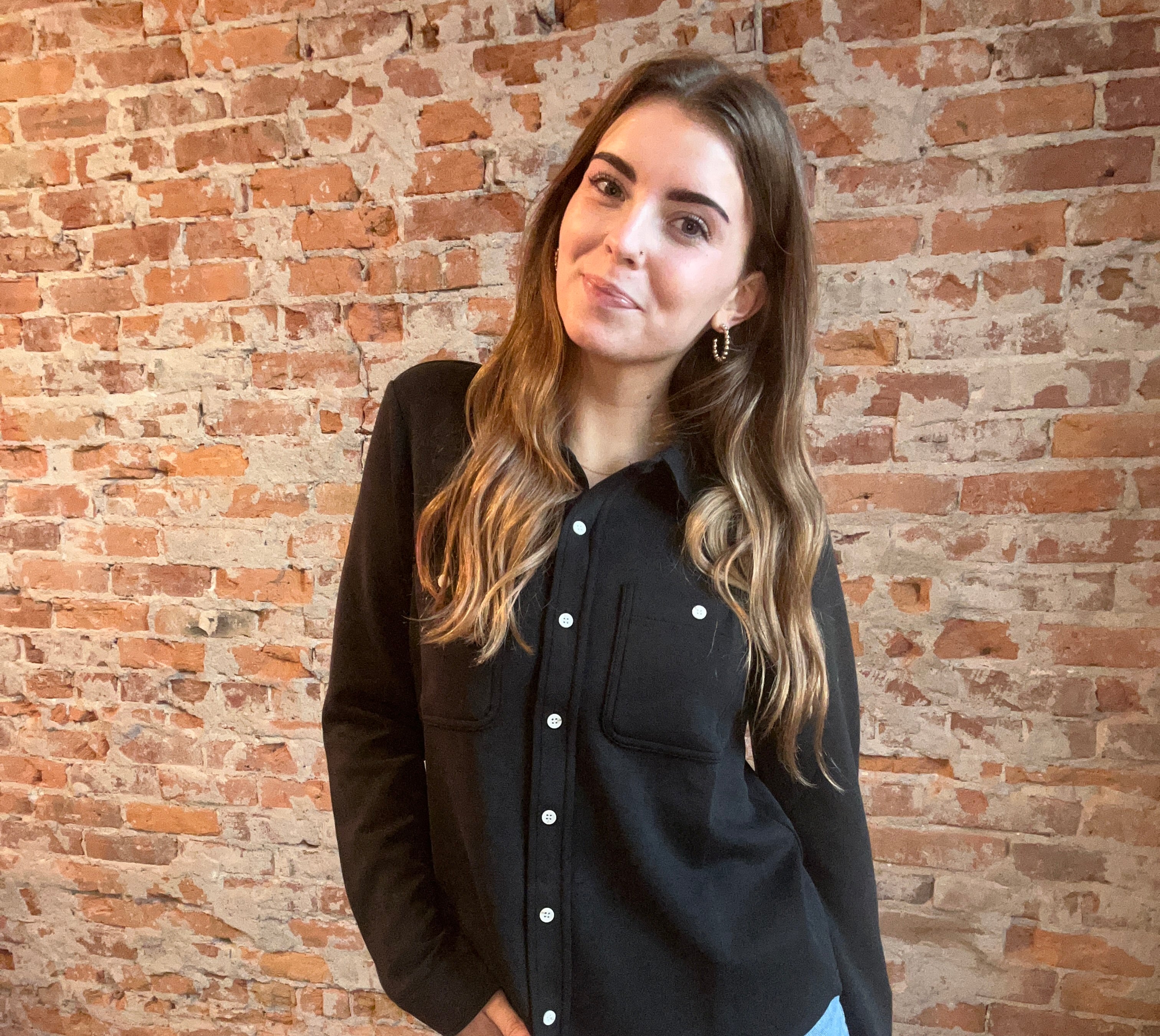 Mildred Long Sleeve Button Down-apparel-Thread and Supply-The Funky Zebra Ames, Women's Fashion Boutique in Ames, Iowa