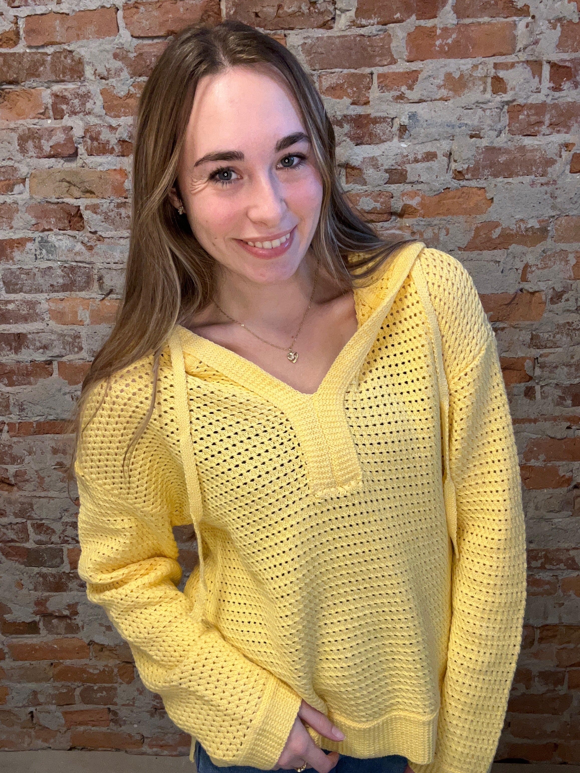 Tessa Drawstring Sweater-2 Colors-Sweaters-Hem & Thread-The Funky Zebra Ames, Women's Fashion Boutique in Ames, Iowa