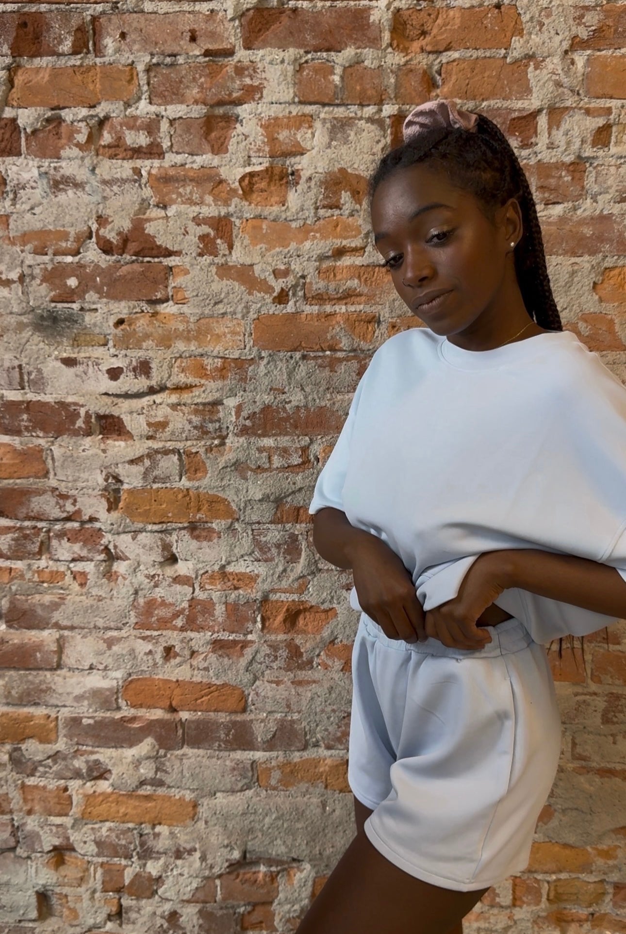 Laguna Scuba Lounge Set-apparel-Mono B-The Funky Zebra Ames, Women's Fashion Boutique in Ames, Iowa