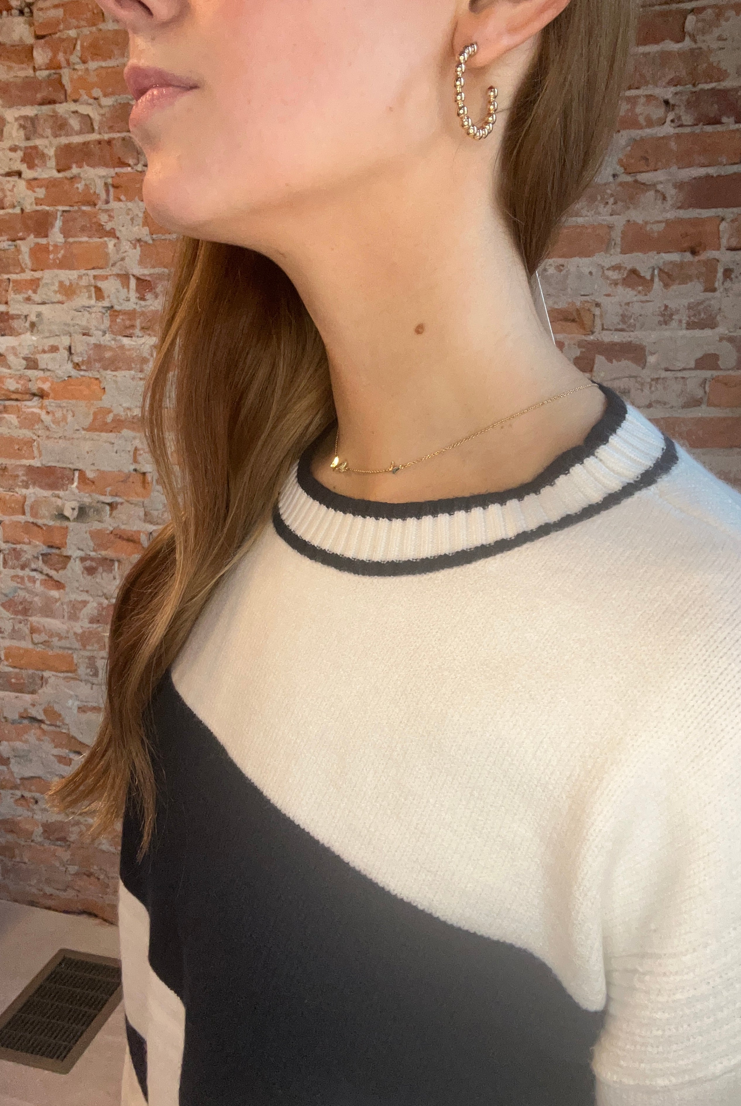 Tabitha Striped Sweater-apparel-Thread and Supply-The Funky Zebra Ames, Women's Fashion Boutique in Ames, Iowa