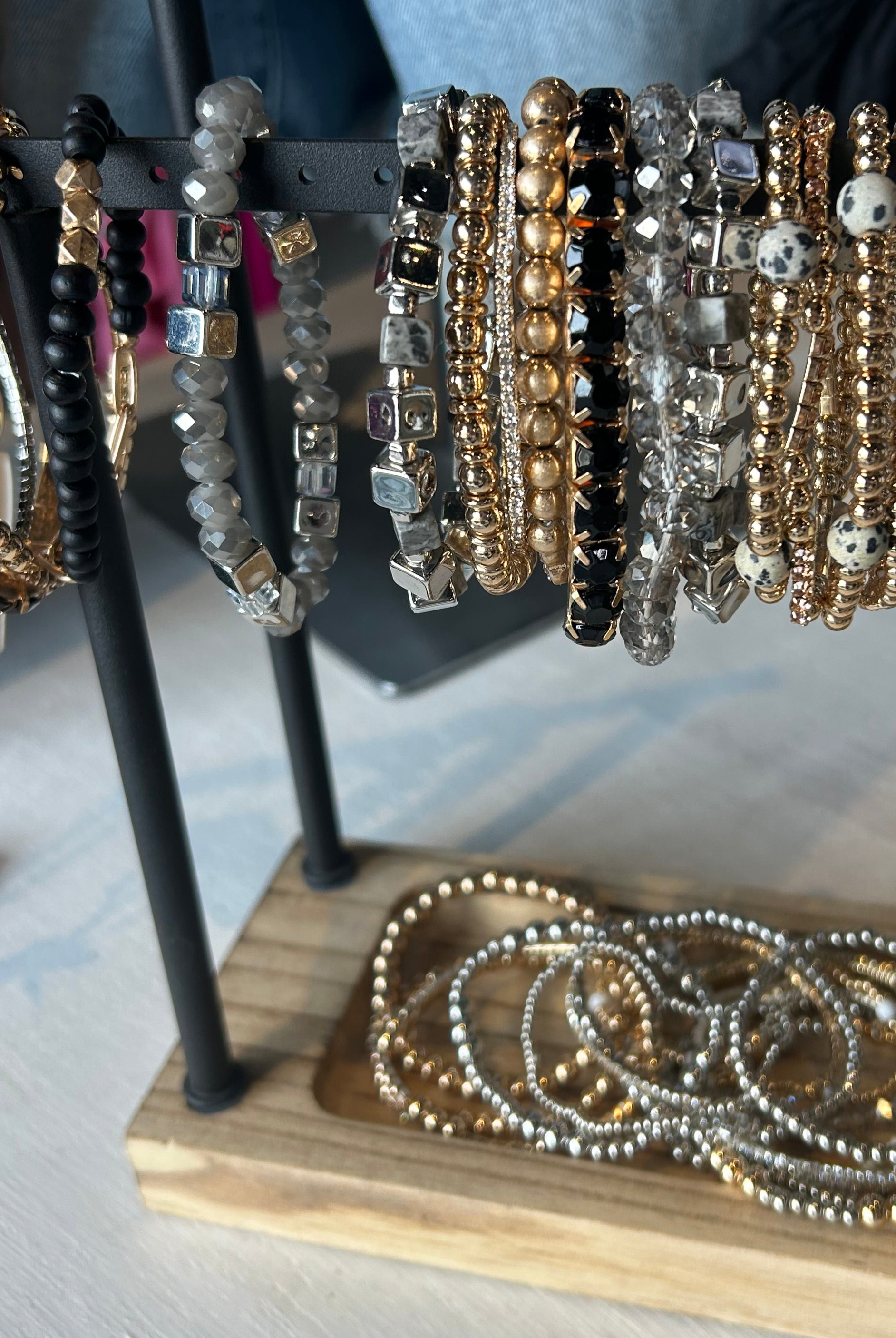 $2.99 Beaded Bracelet-Accessories-The Funky Zebra Ames-The Funky Zebra Ames, Women's Fashion Boutique in Ames, Iowa