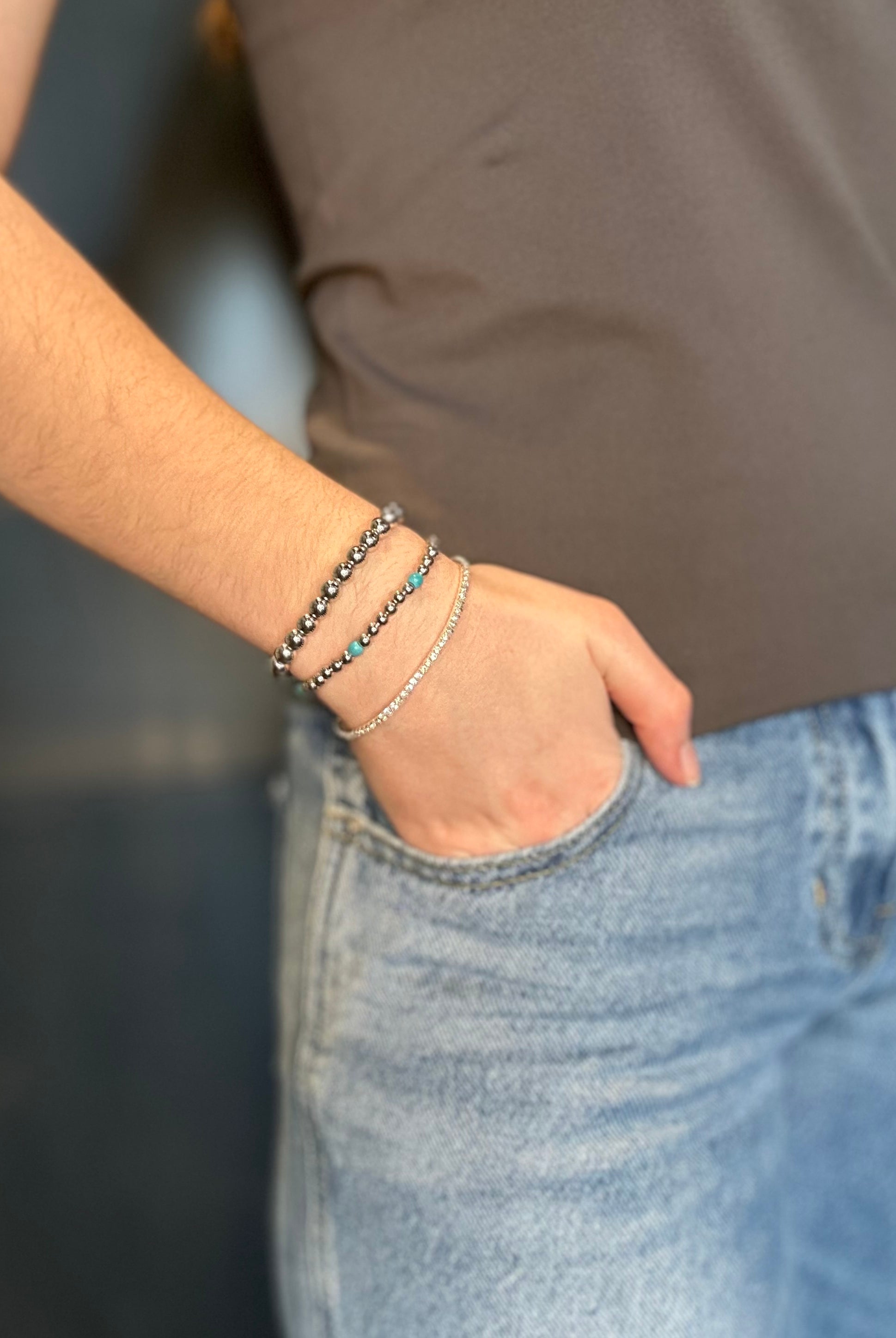 $2.99 Beaded Bracelet-Accessories-The Funky Zebra Ames-The Funky Zebra Ames, Women's Fashion Boutique in Ames, Iowa