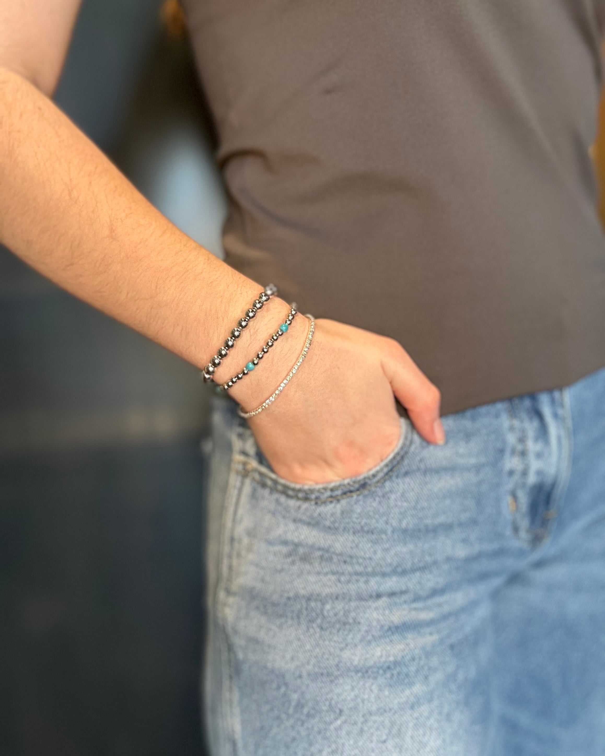 $2.99 Beaded Bracelet-Accessories-The Funky Zebra Ames-The Funky Zebra Ames, Women's Fashion Boutique in Ames, Iowa