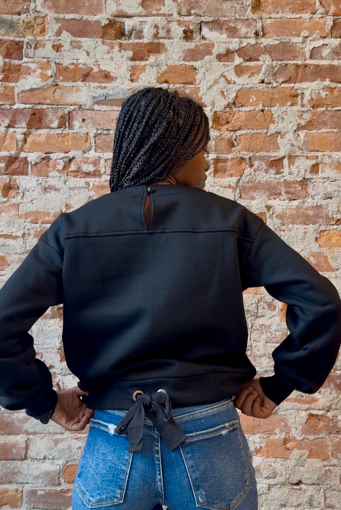 Roxy Ribbed Pullover-apparel-Doe and Rae-The Funky Zebra Ames, Women's Fashion Boutique in Ames, Iowa