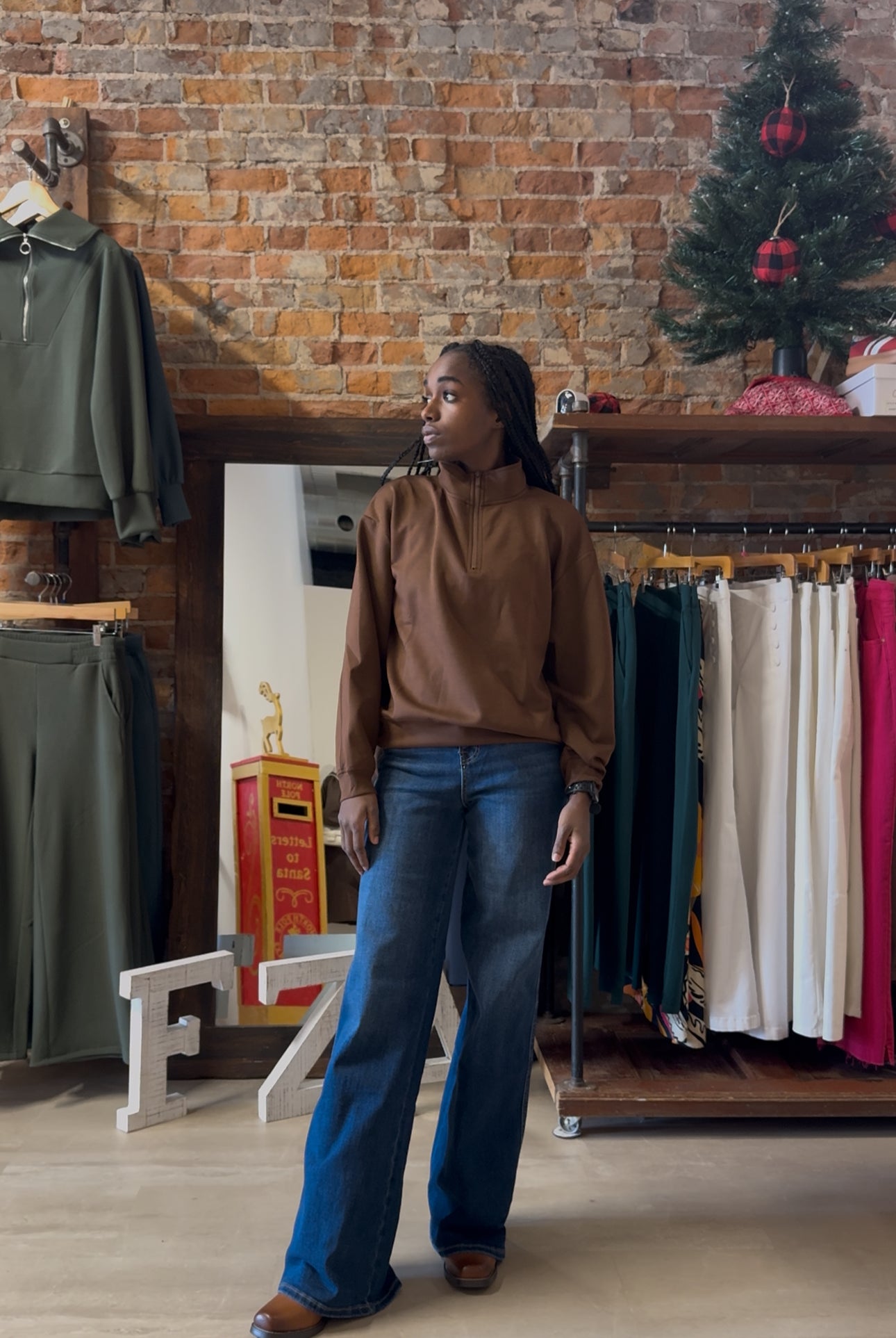 DOORBUSTER Scuba Sweatshirs-Sweatshirt-Zenana-The Funky Zebra Ames, Women's Fashion Boutique in Ames, Iowa