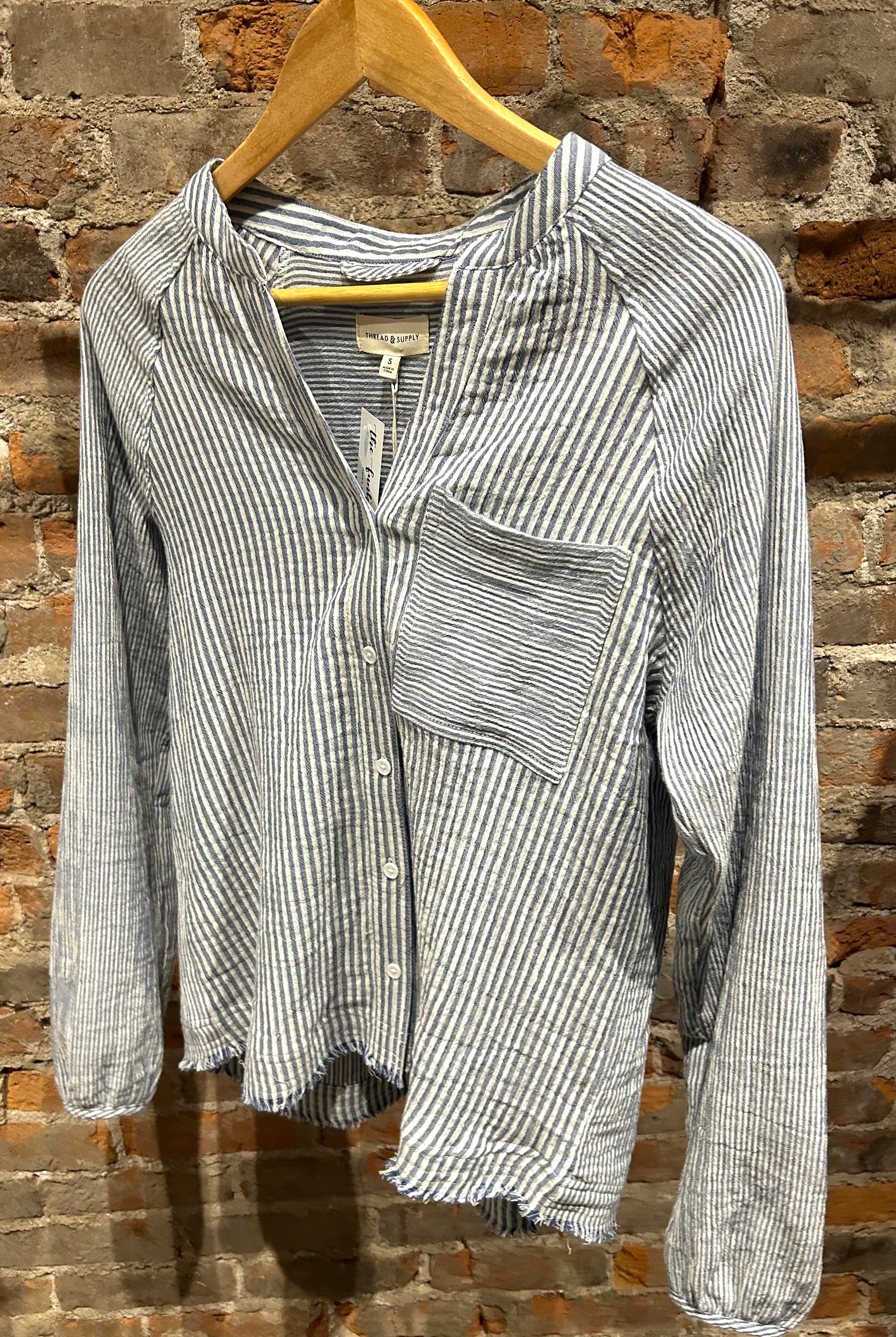 Maia Shirt-The Funky Zebra Ames-The Funky Zebra Ames, Women's Fashion Boutique in Ames, Iowa