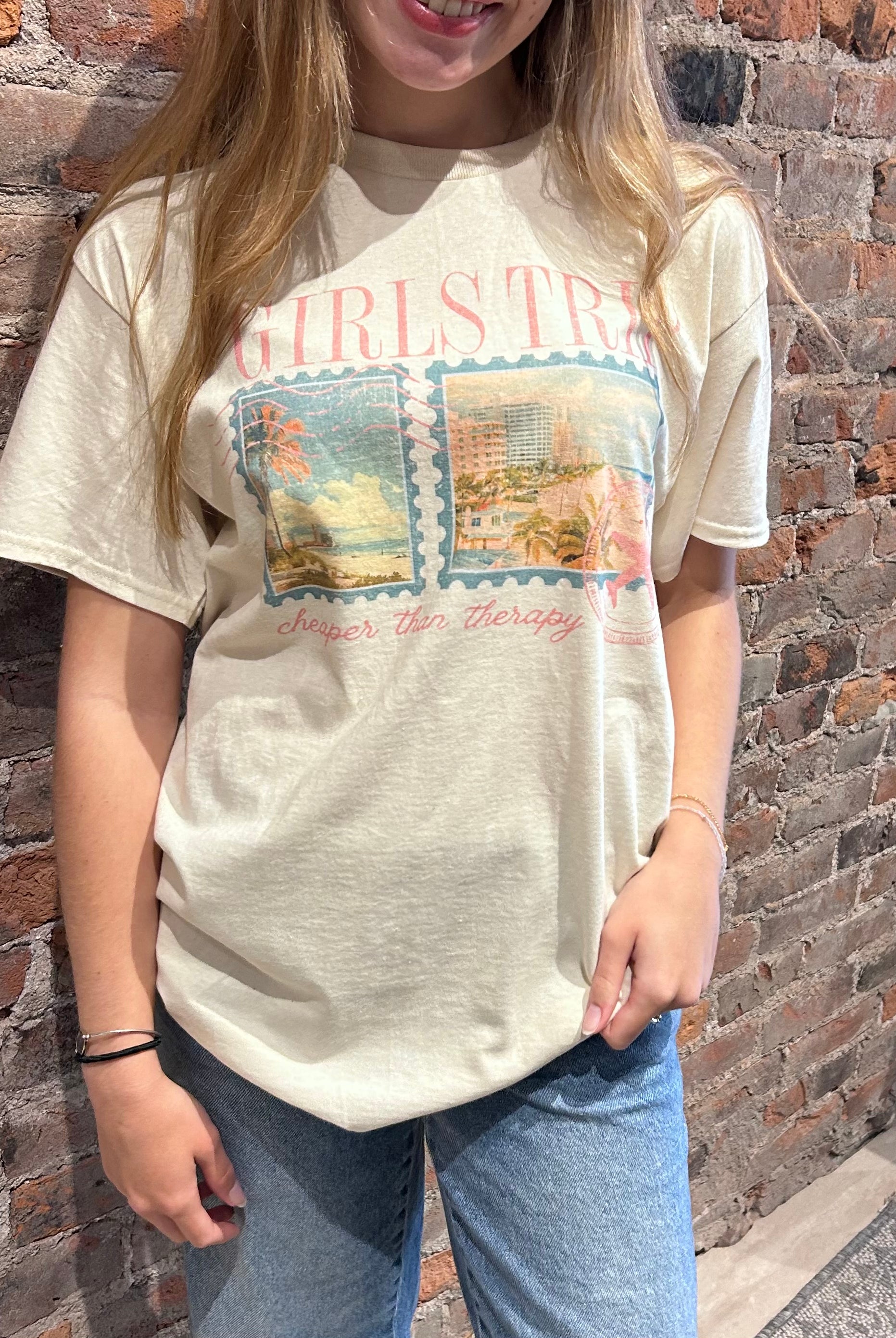 Girls Trip Oversized Tee-Graphic Tee's-Good Day Street-The Funky Zebra Ames, Women's Fashion Boutique in Ames, Iowa