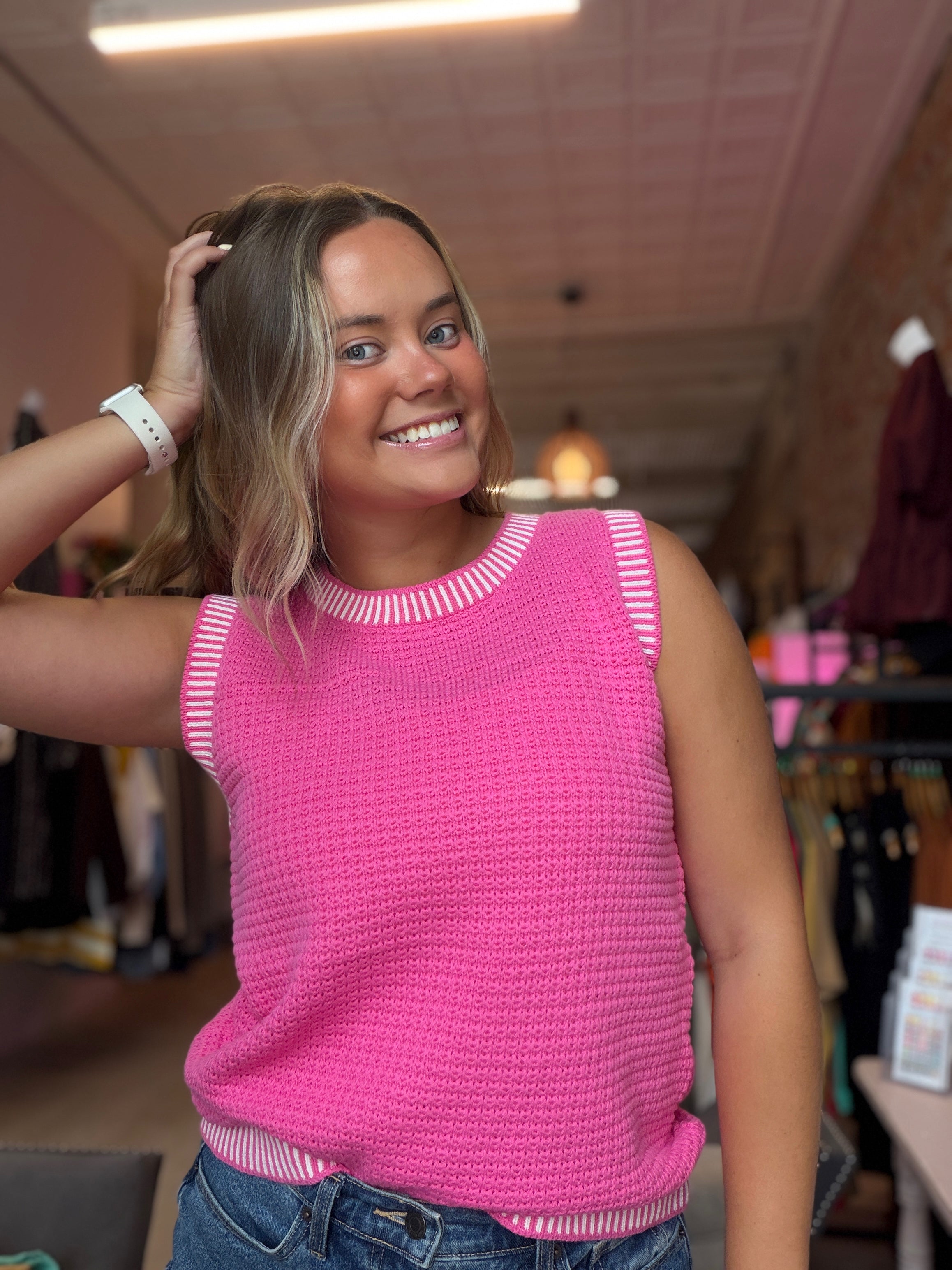 Delaney Ribbed Waffle Sweater-2 Colors-Sweaters-Staccato-The Funky Zebra Ames, Women's Fashion Boutique in Ames, Iowa
