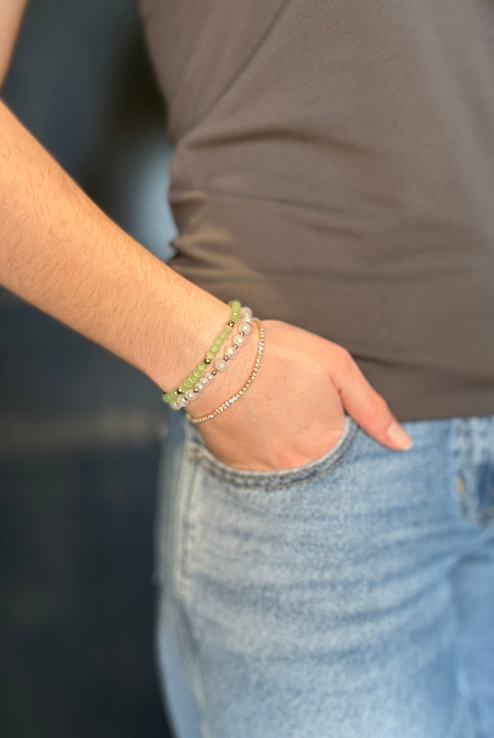 $2.99 Beaded Bracelet-Accessories-The Funky Zebra Ames-The Funky Zebra Ames, Women's Fashion Boutique in Ames, Iowa