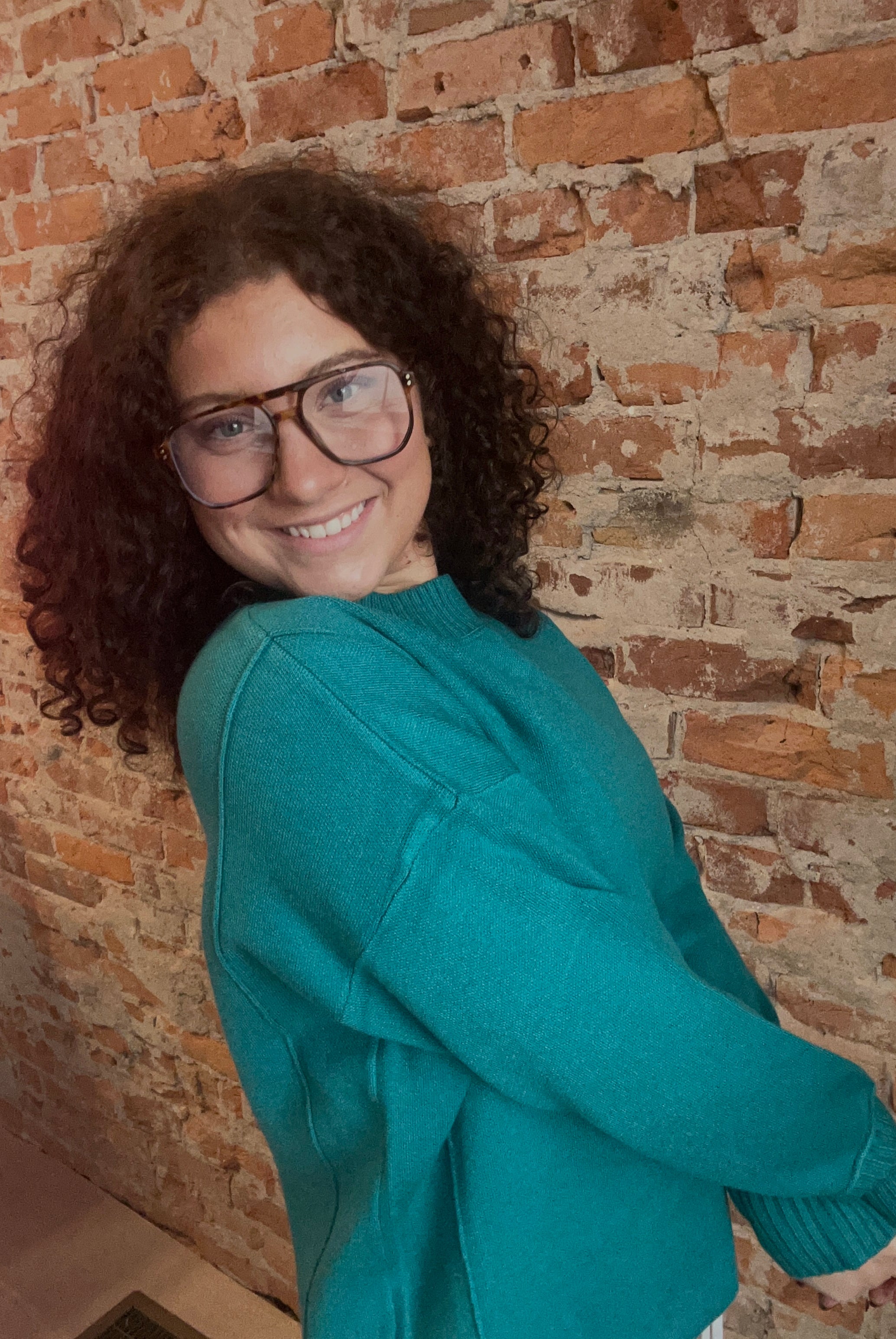 Carolyn Jade Sweater-apparel-Staccato-The Funky Zebra Ames, Women's Fashion Boutique in Ames, Iowa