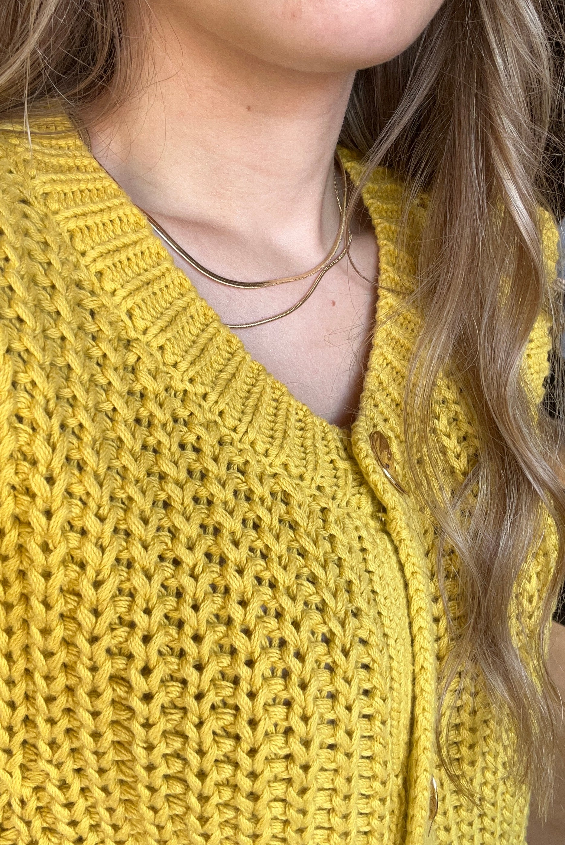 Sarah Mustard Vest-Vests-Jodifl-The Funky Zebra Ames, Women's Fashion Boutique in Ames, Iowa