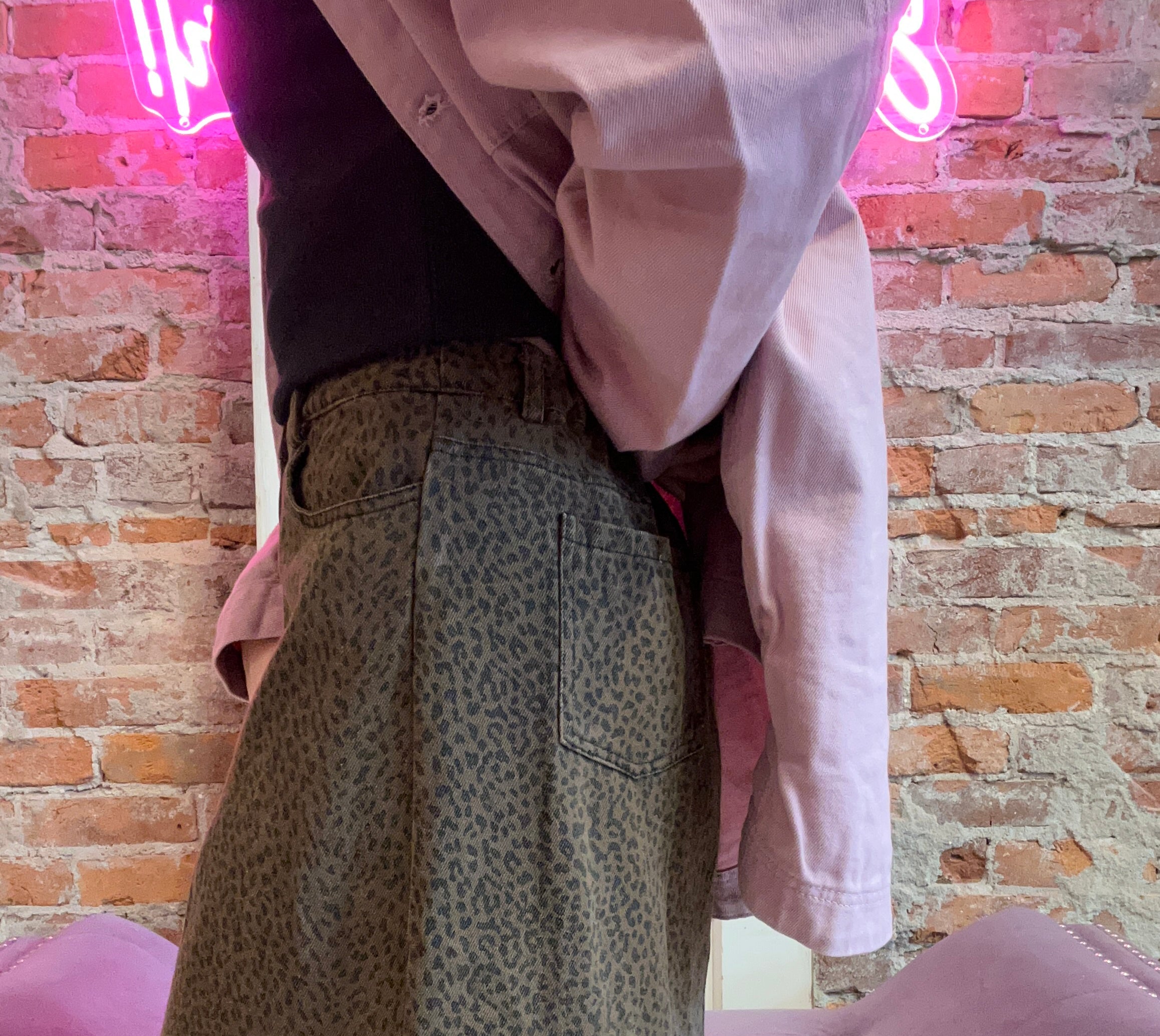 Leopard Print Skirt-Sunday Edition-The Funky Zebra Ames, Women's Fashion Boutique in Ames, Iowa