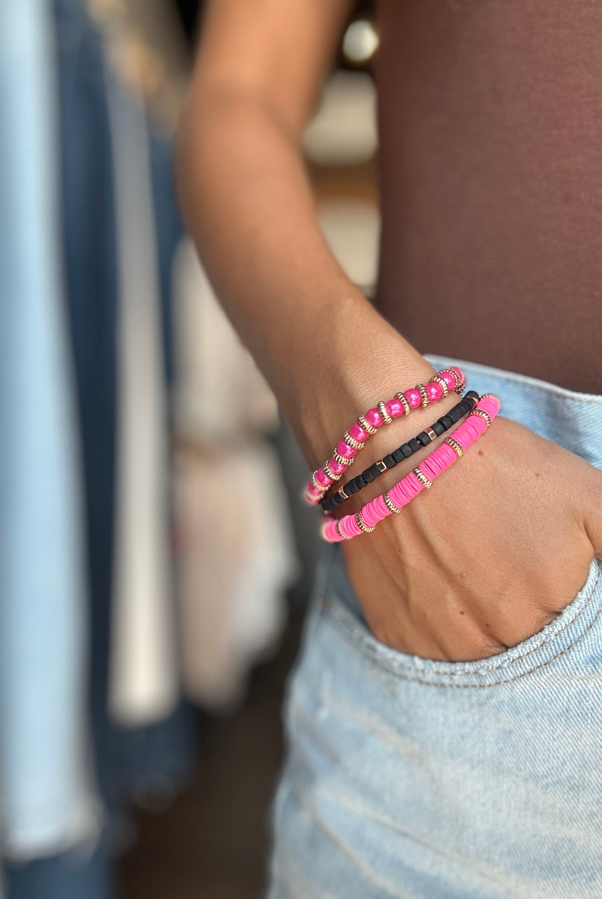 $2.99 Beaded Bracelet-Accessories-The Funky Zebra Ames-The Funky Zebra Ames, Women's Fashion Boutique in Ames, Iowa
