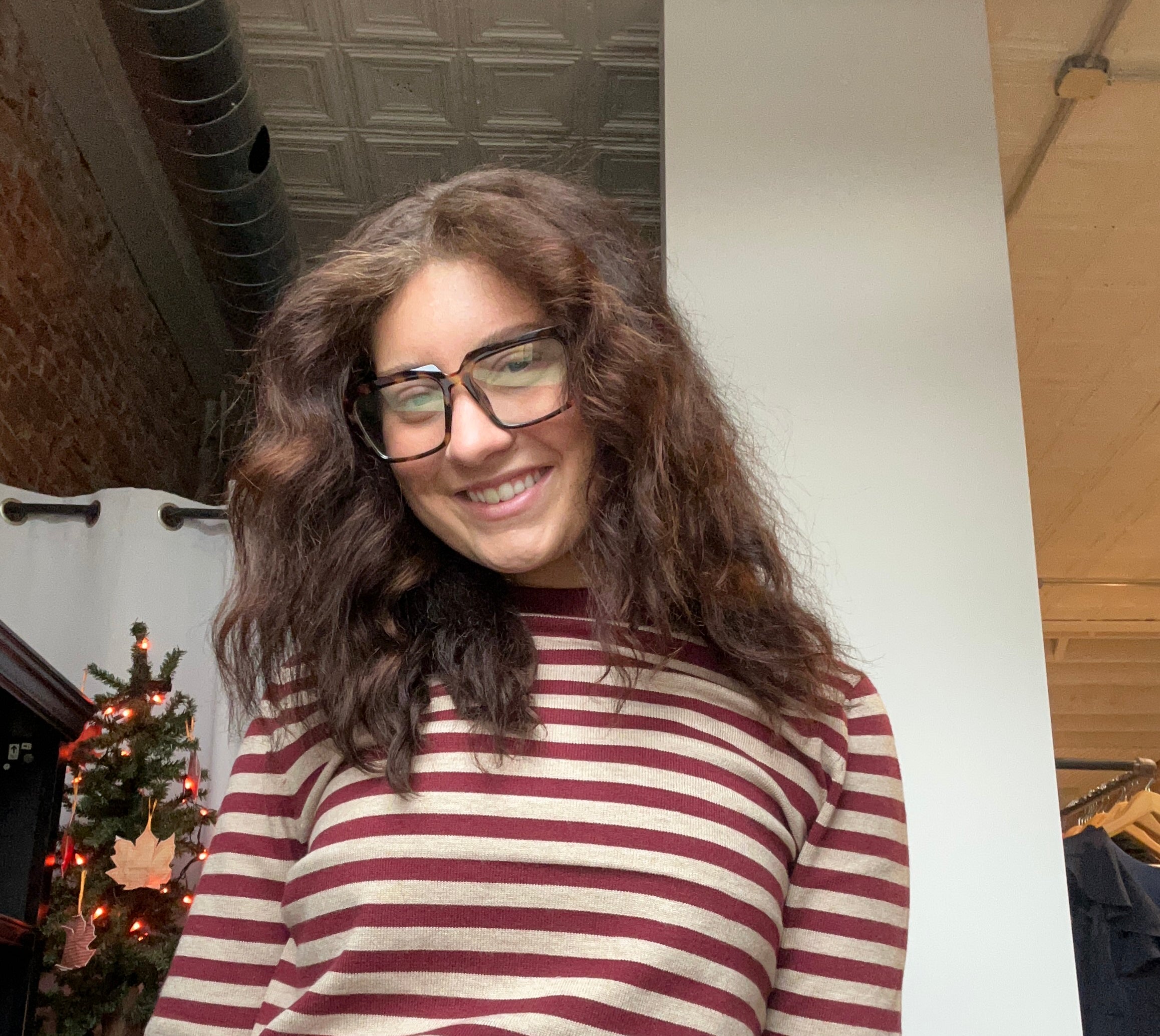 Clara Striped Sweater-apparel-Be Cool-The Funky Zebra Ames, Women's Fashion Boutique in Ames, Iowa