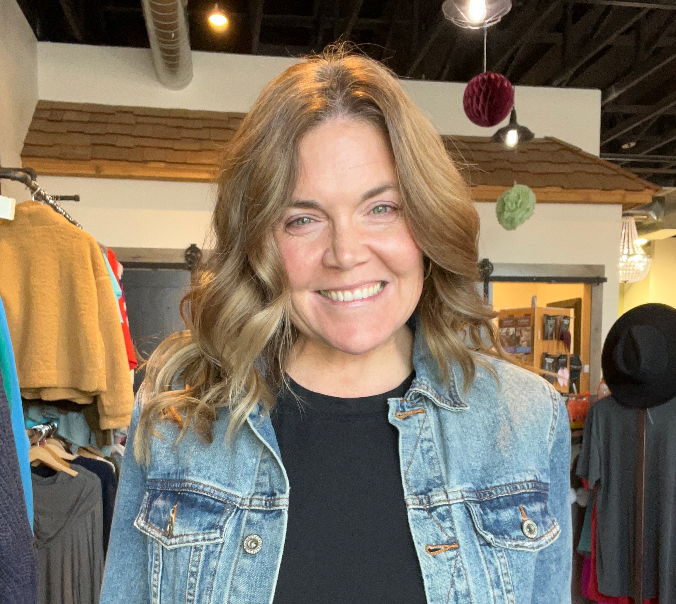 MN Bamboo Denim Jacket-Jackets-The Funky Zebra Ames-The Funky Zebra Ames, Women's Fashion Boutique in Ames, Iowa