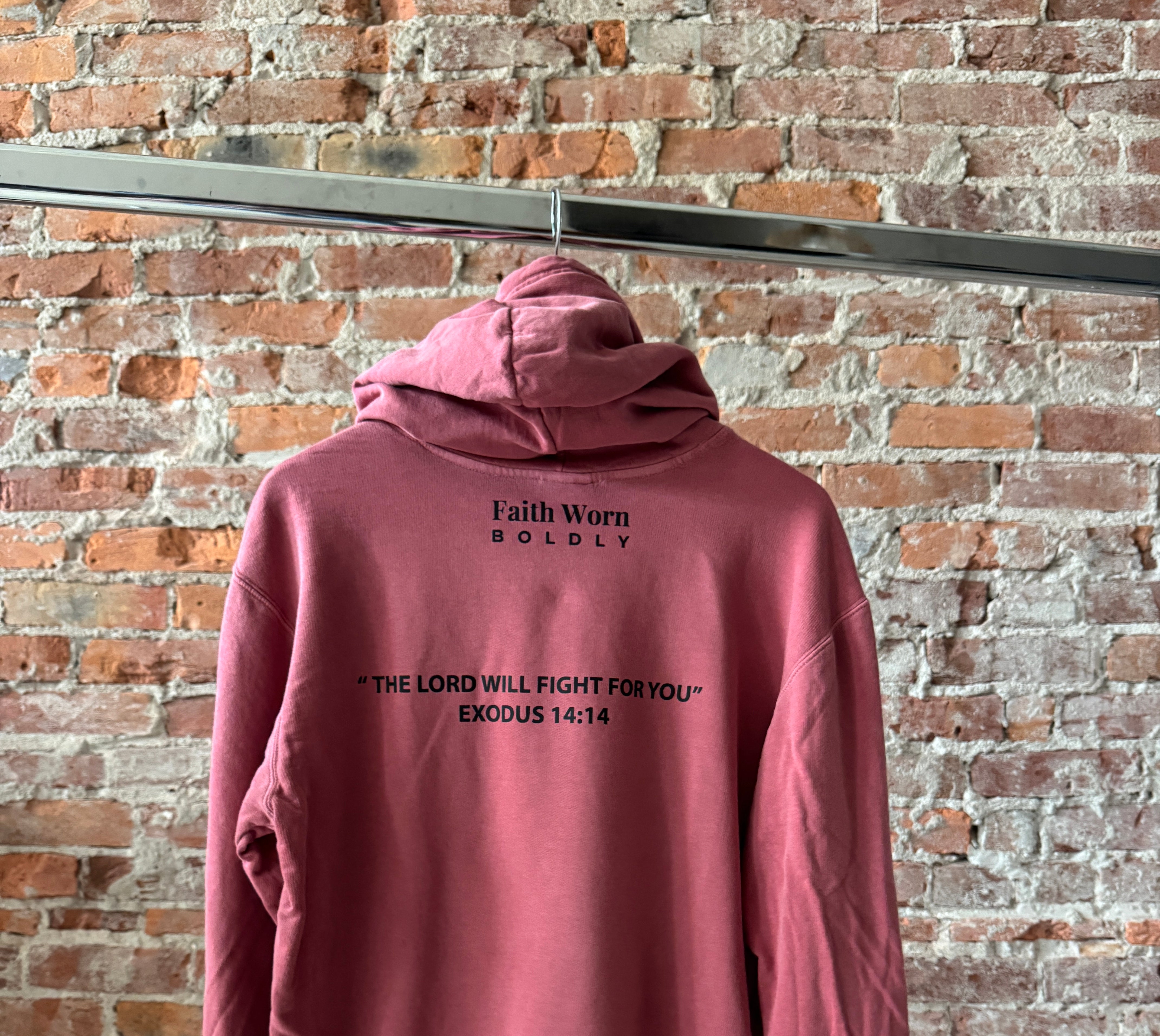 Faith Worn Boldly Sweatshirt-Graphic Sweaters-Faith worn-The Funky Zebra Ames, Women's Fashion Boutique in Ames, Iowa