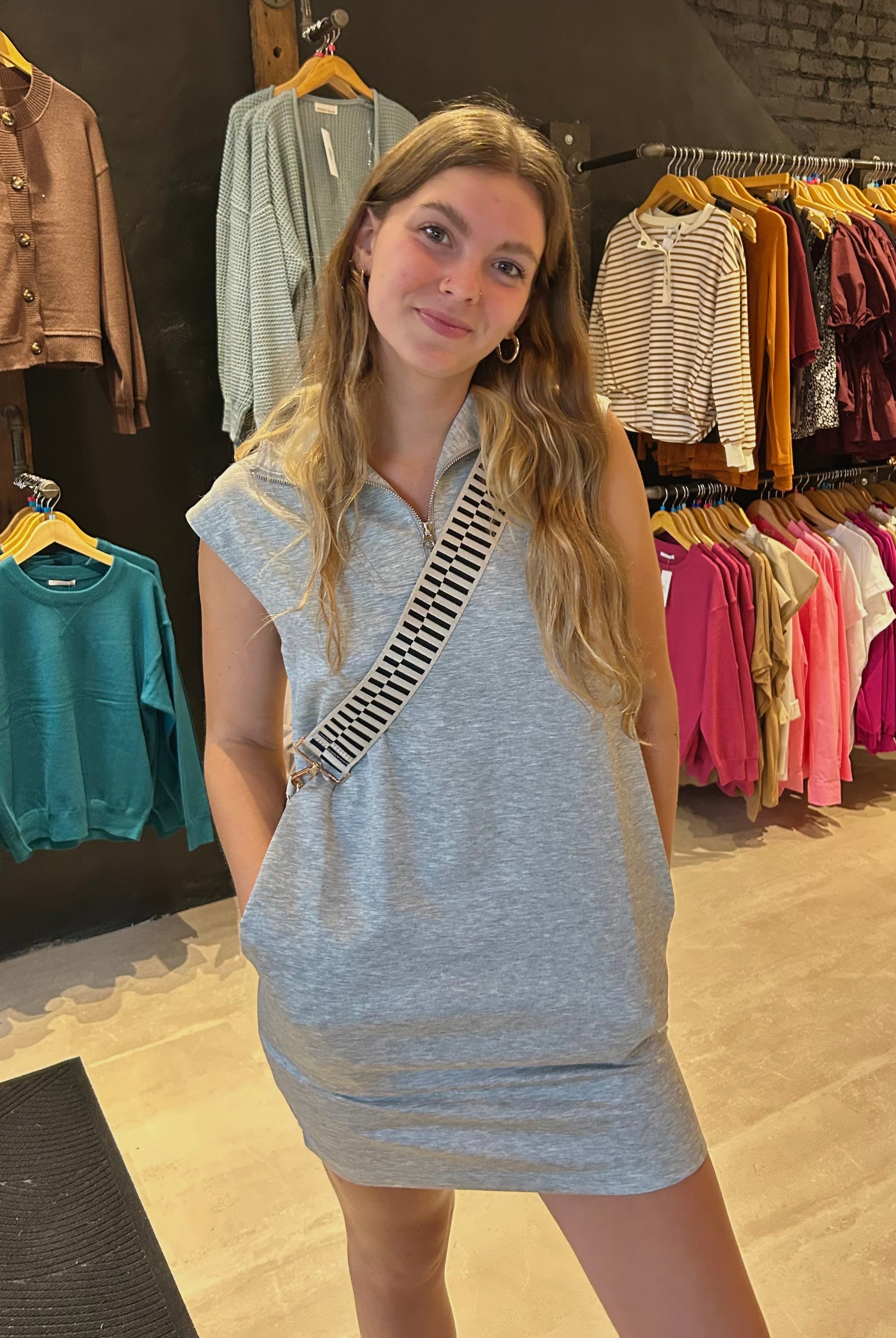 Taylor Shift Dress-Dresses-Staccato-The Funky Zebra Ames, Women's Fashion Boutique in Ames, Iowa