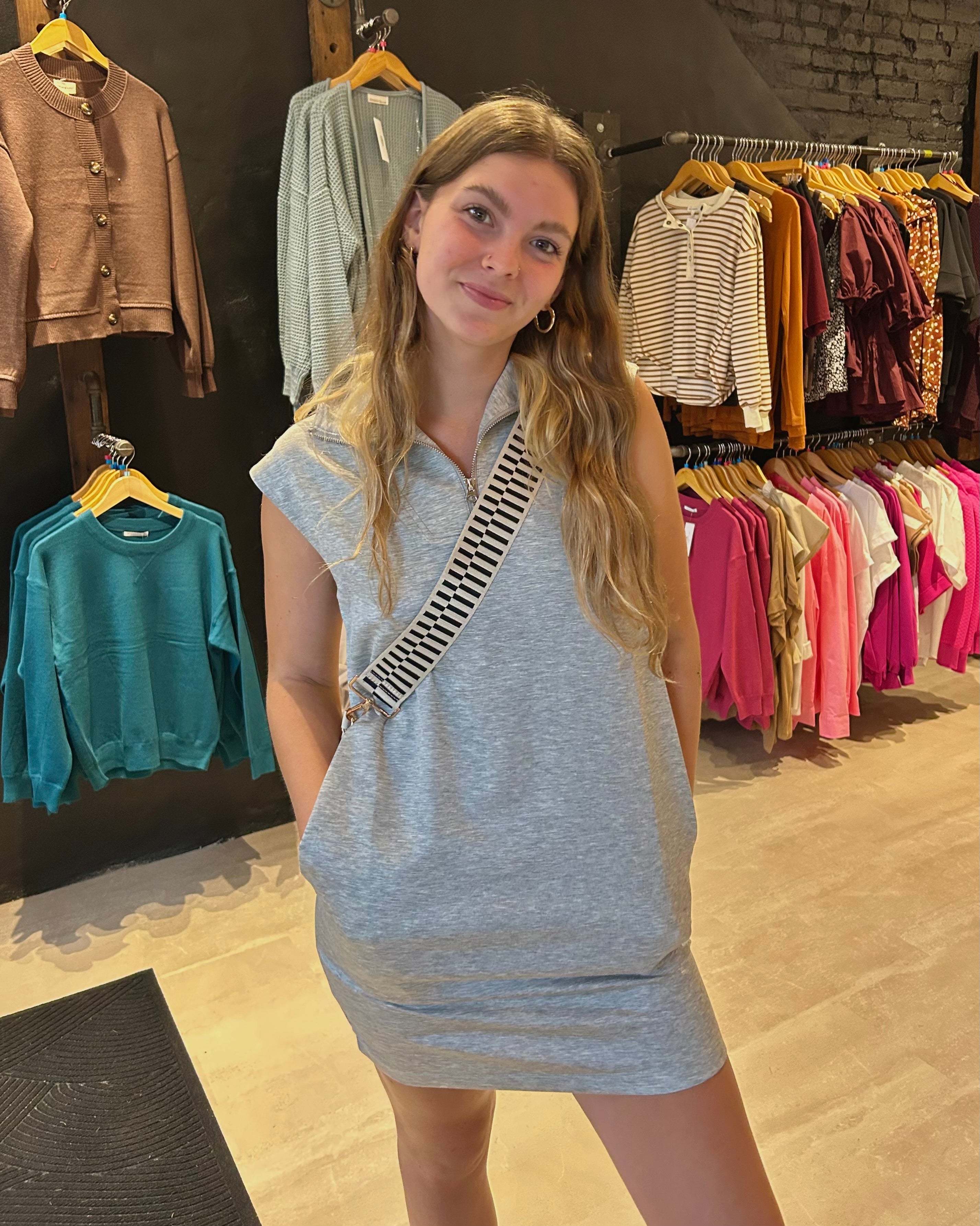 Taylor Shift Dress-Dresses-Staccato-The Funky Zebra Ames, Women's Fashion Boutique in Ames, Iowa