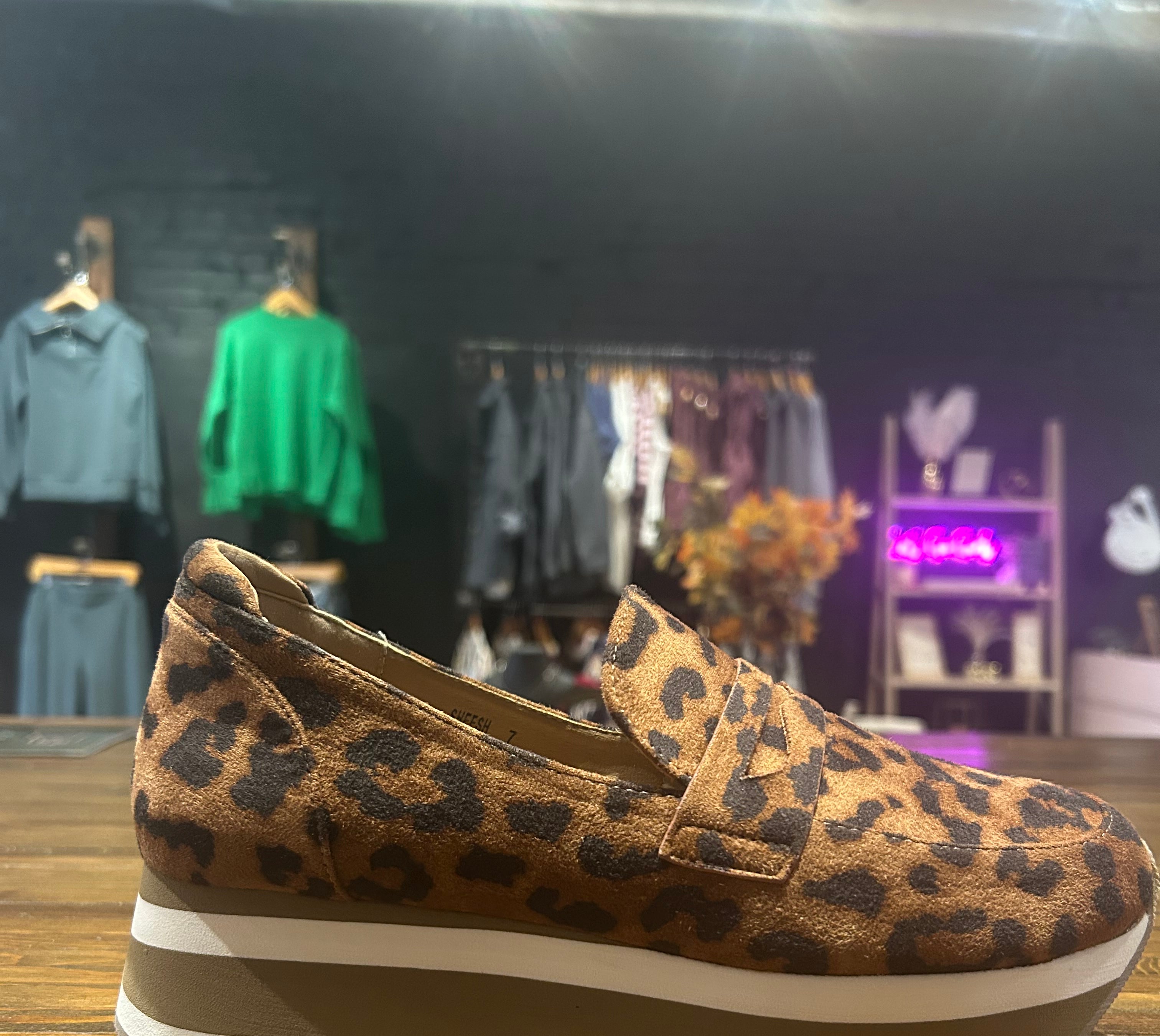 Hey Girl By Corkys Leopard Shoes-Shoes-The Funky Zebra Ames-The Funky Zebra Ames, Women's Fashion Boutique in Ames, Iowa