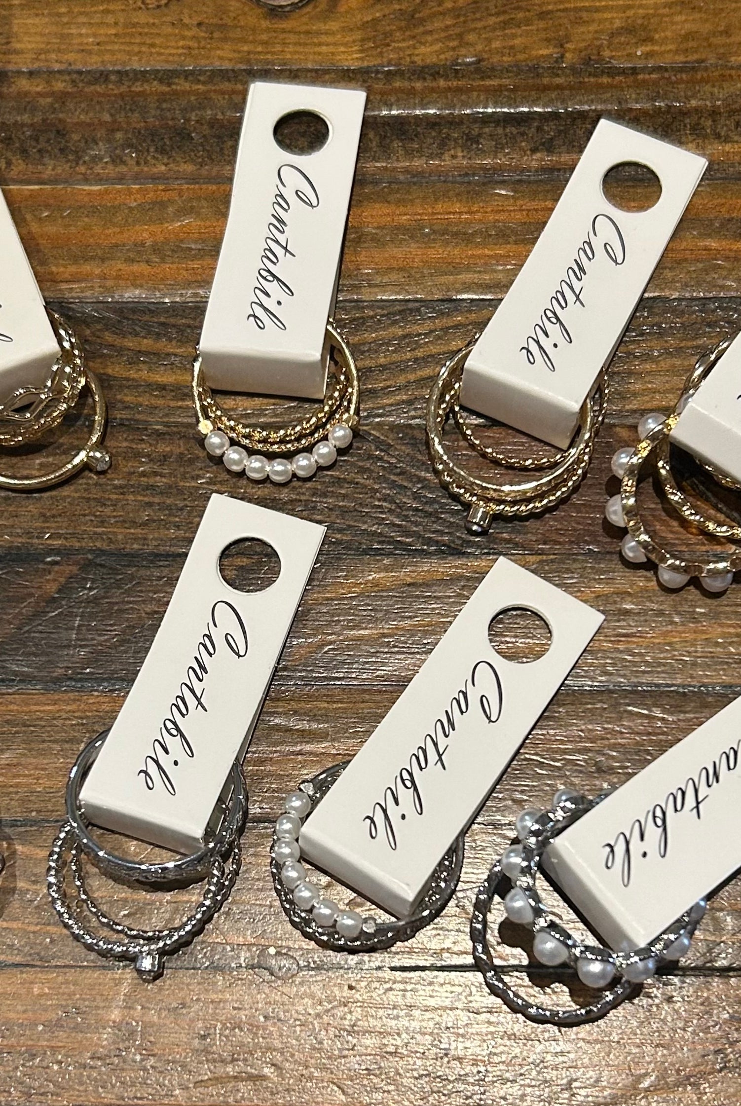 Rings Set of 3 Stackable-The Funky Zebra Ames-The Funky Zebra Ames, Women's Fashion Boutique in Ames, Iowa