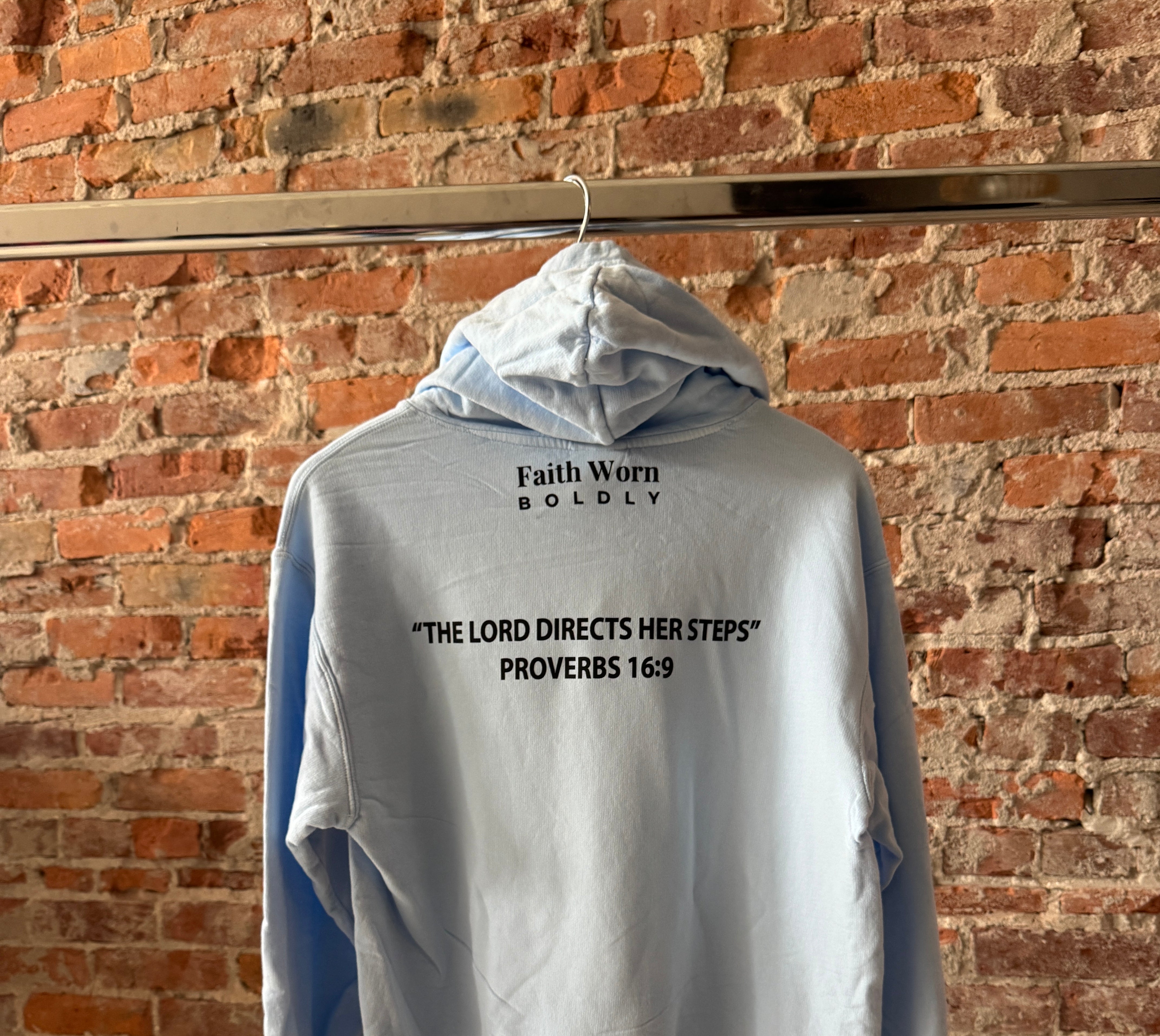 Faith Worn Boldly Sweatshirt-Graphic Sweaters-Faith worn-The Funky Zebra Ames, Women's Fashion Boutique in Ames, Iowa