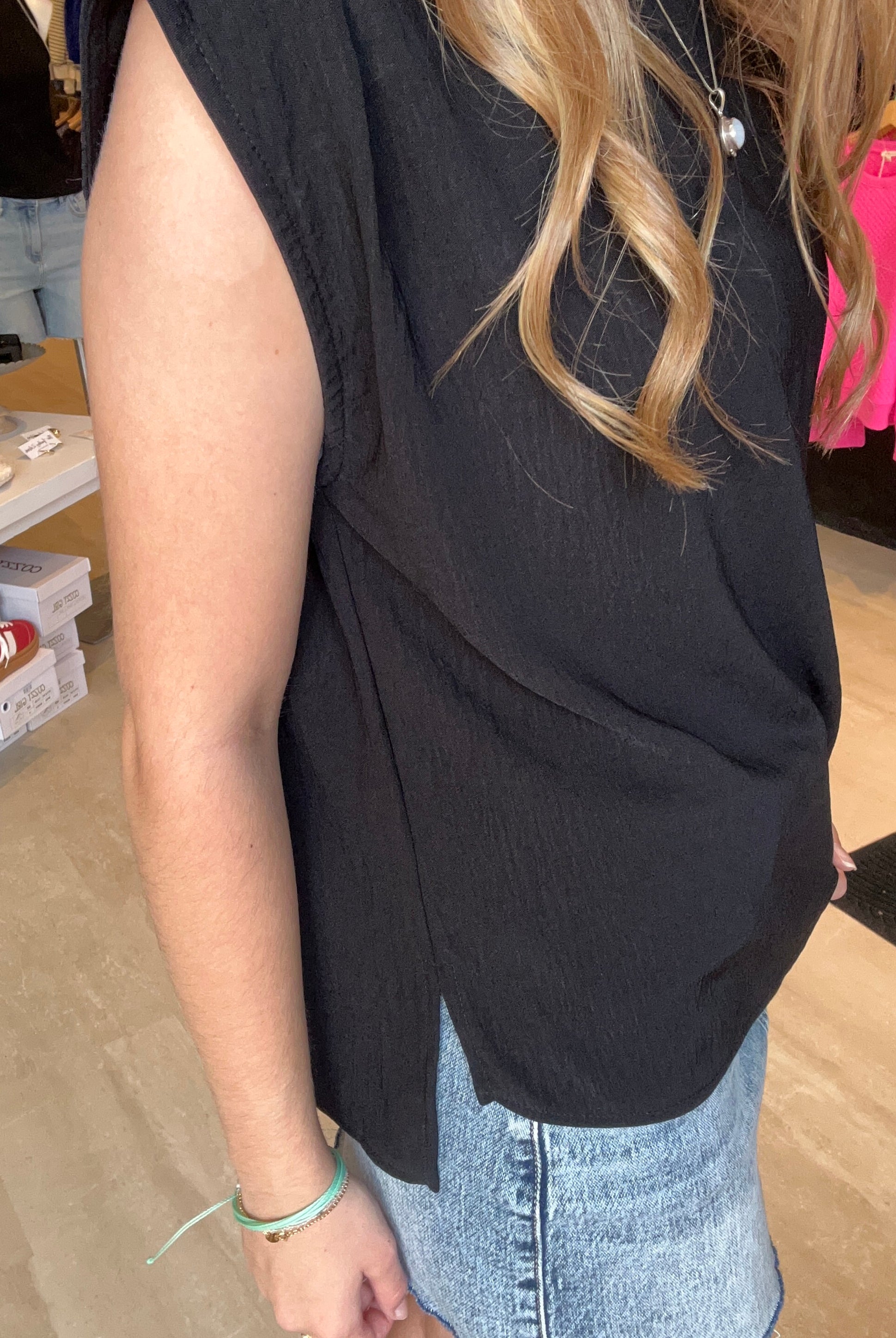 Stella Sleeveless Top-Eesome-The Funky Zebra Ames, Women's Fashion Boutique in Ames, Iowa