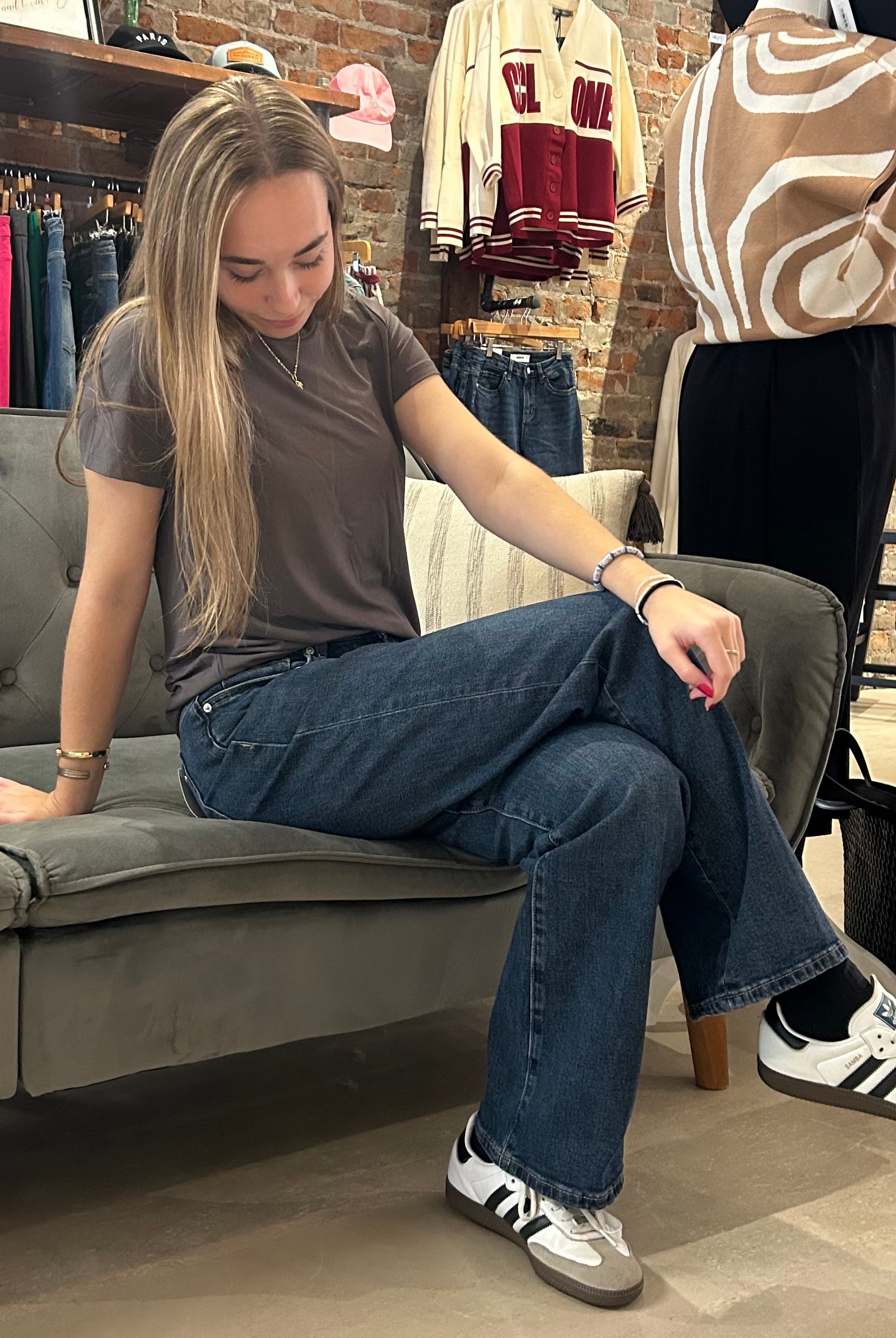 Midnight Loose Straight Denim-Jeans-Mica-The Funky Zebra Ames, Women's Fashion Boutique in Ames, Iowa