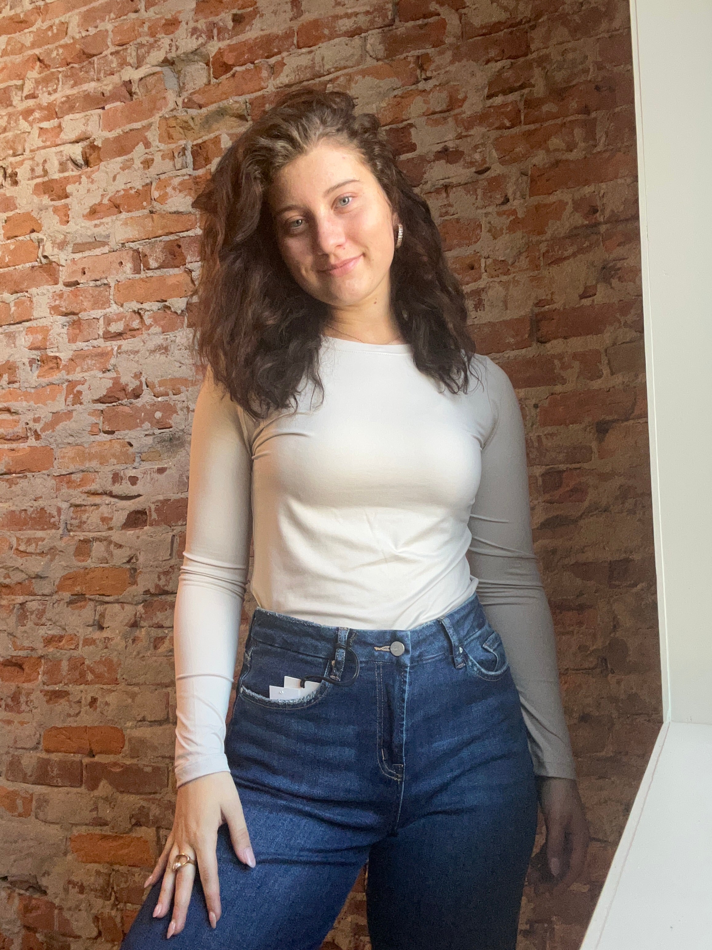 Sharlene Microfiber Long SleeveTees-Long Sleeves-Zenana-The Funky Zebra Ames, Women's Fashion Boutique in Ames, Iowa