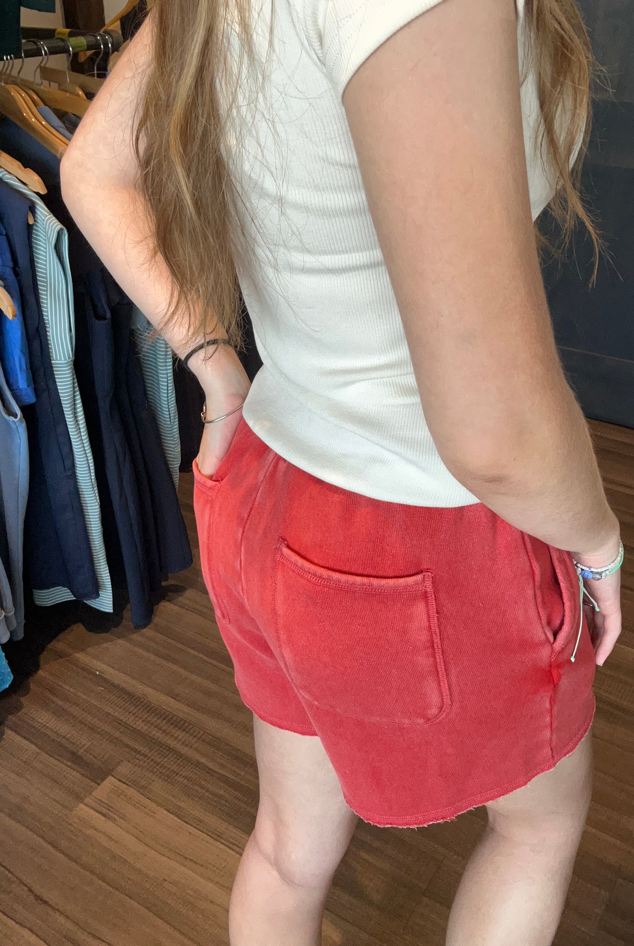 Jordan Shorts-The Funky Zebra Ames-The Funky Zebra Ames, Women's Fashion Boutique in Ames, Iowa