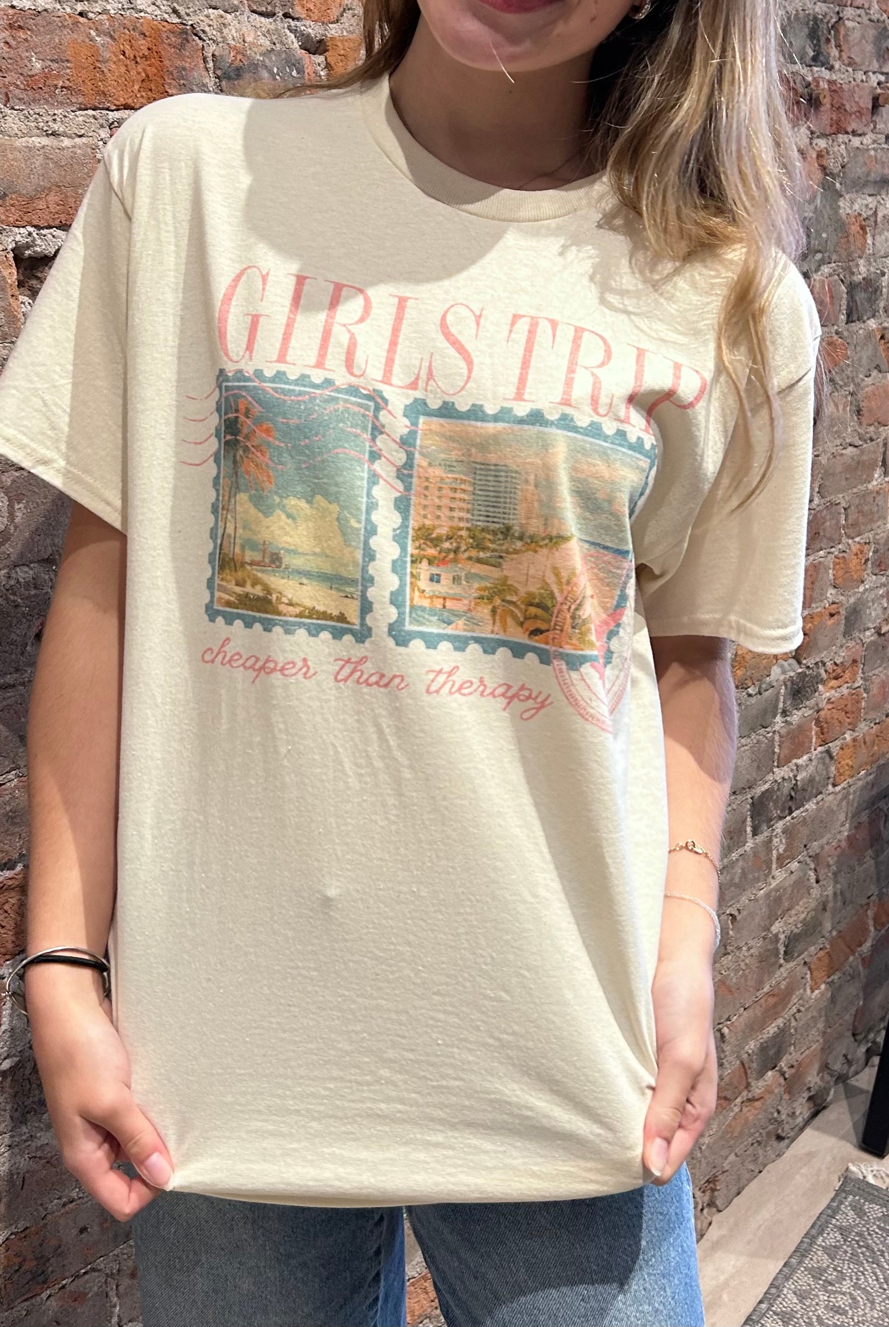 Girls Trip Oversized Tee-Graphic Tee's-Good Day Street-The Funky Zebra Ames, Women's Fashion Boutique in Ames, Iowa