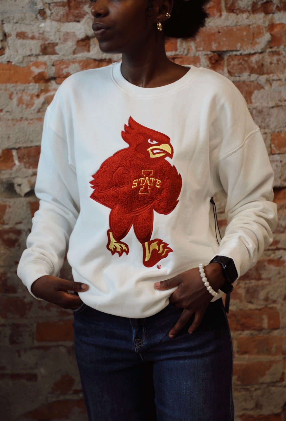 Cardinal Sweatshirt-Graphic Sweatshirt-Game Day Social-The Funky Zebra Ames, Women's Fashion Boutique in Ames, Iowa