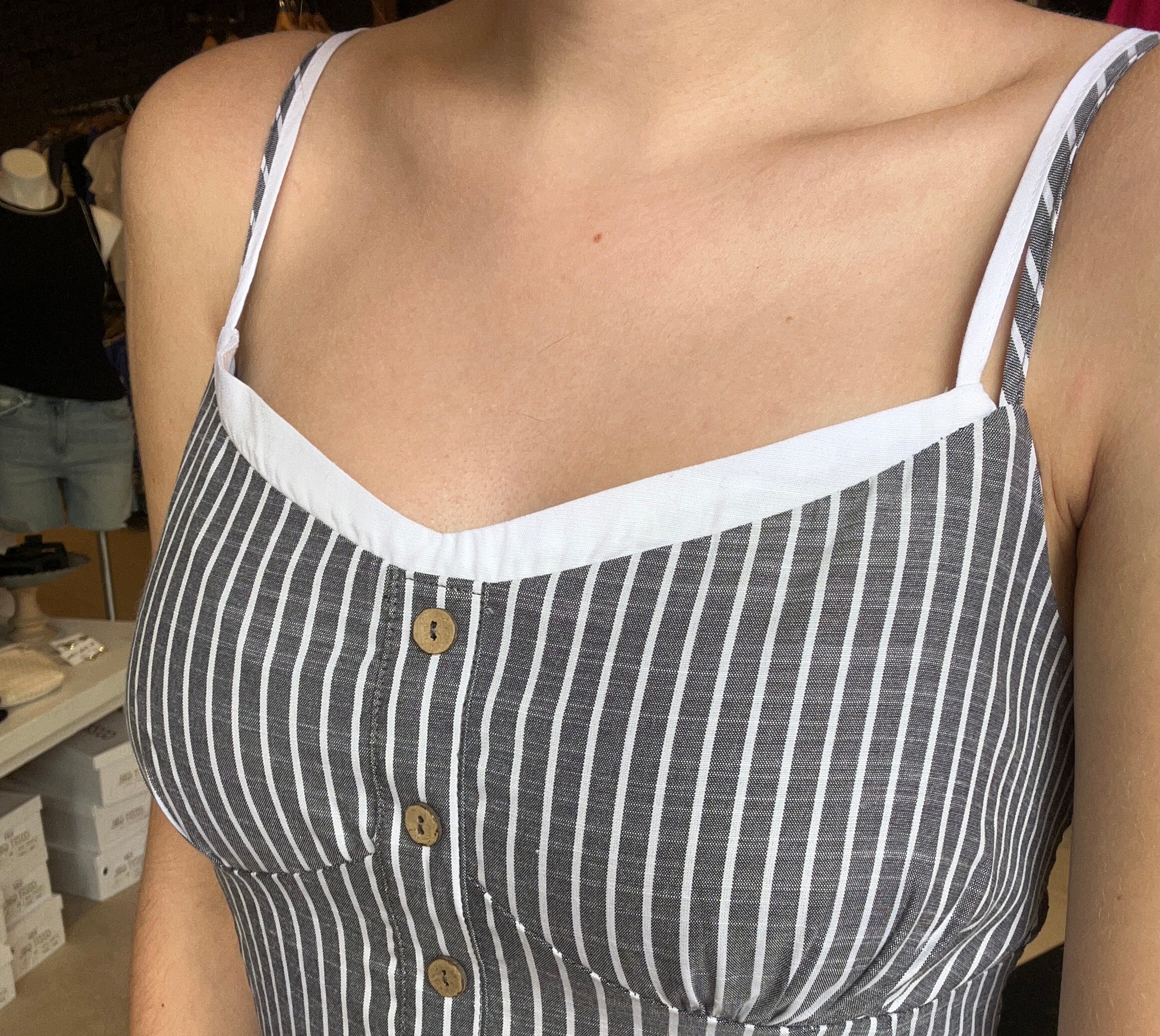 Laila Button Down Midi Dress-Dresses-Blu Pepper-The Funky Zebra Ames, Women's Fashion Boutique in Ames, Iowa