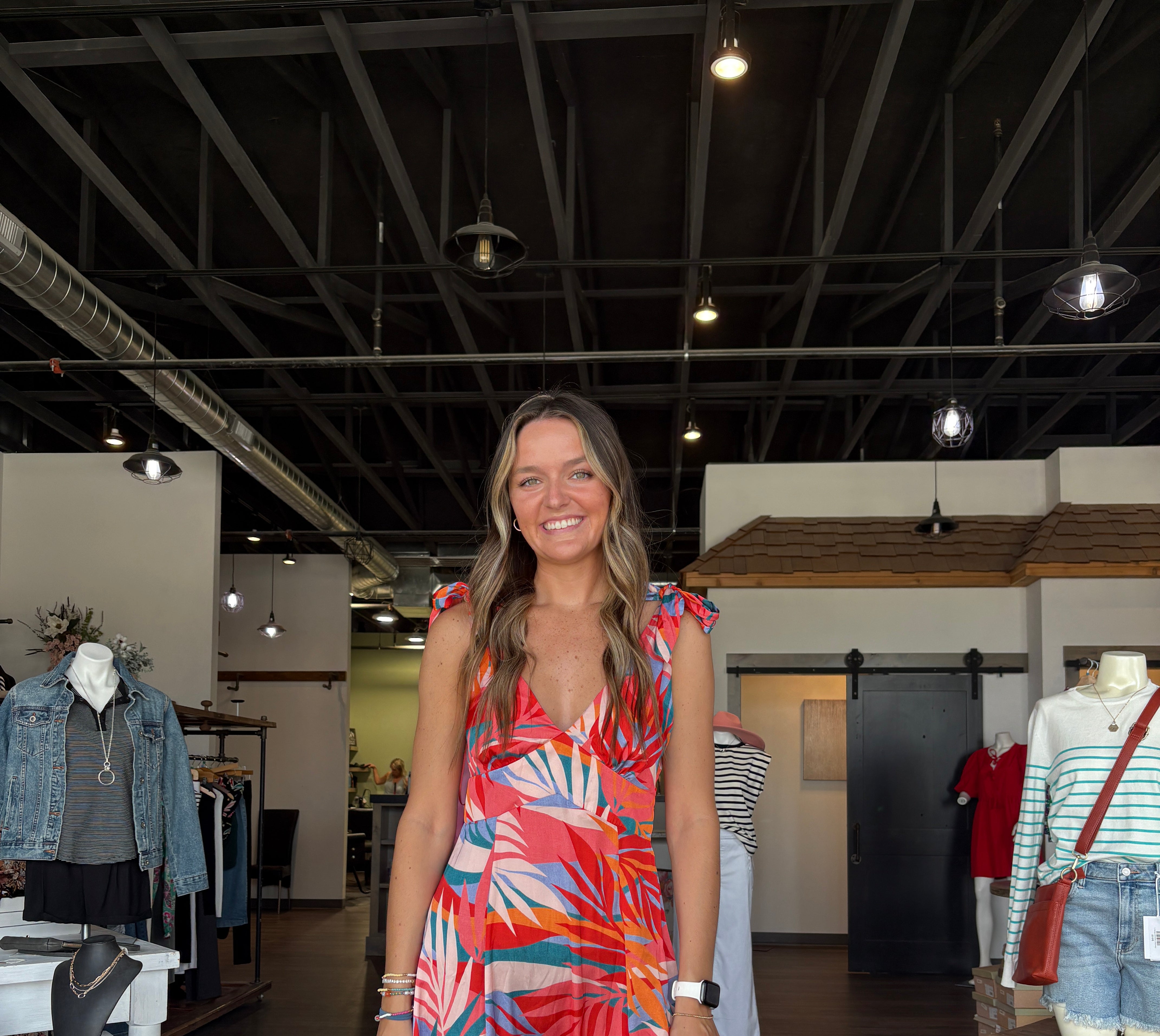 Tropical Breeze Maxi-Dresses-The Funky Zebra Ames-The Funky Zebra Ames, Women's Fashion Boutique in Ames, Iowa