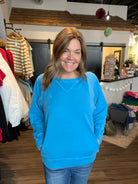 Doorbuster Sweatshirt-Sweaters-The Funky Zebra Ames-The Funky Zebra Ames, Women's Fashion Boutique in Ames, Iowa