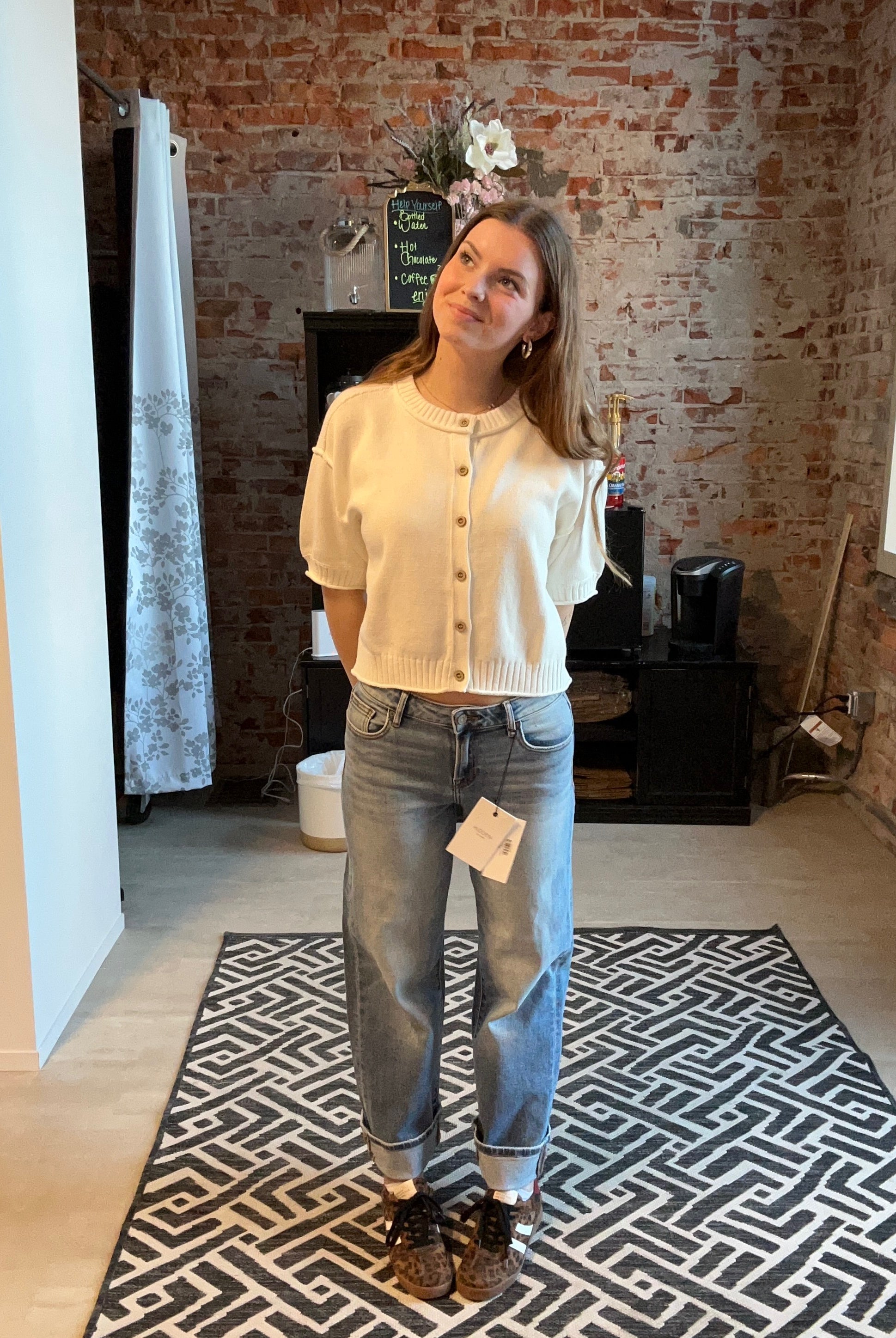 Joanna Cuffed Jean-Jeans-Hidden-The Funky Zebra Ames, Women's Fashion Boutique in Ames, Iowa