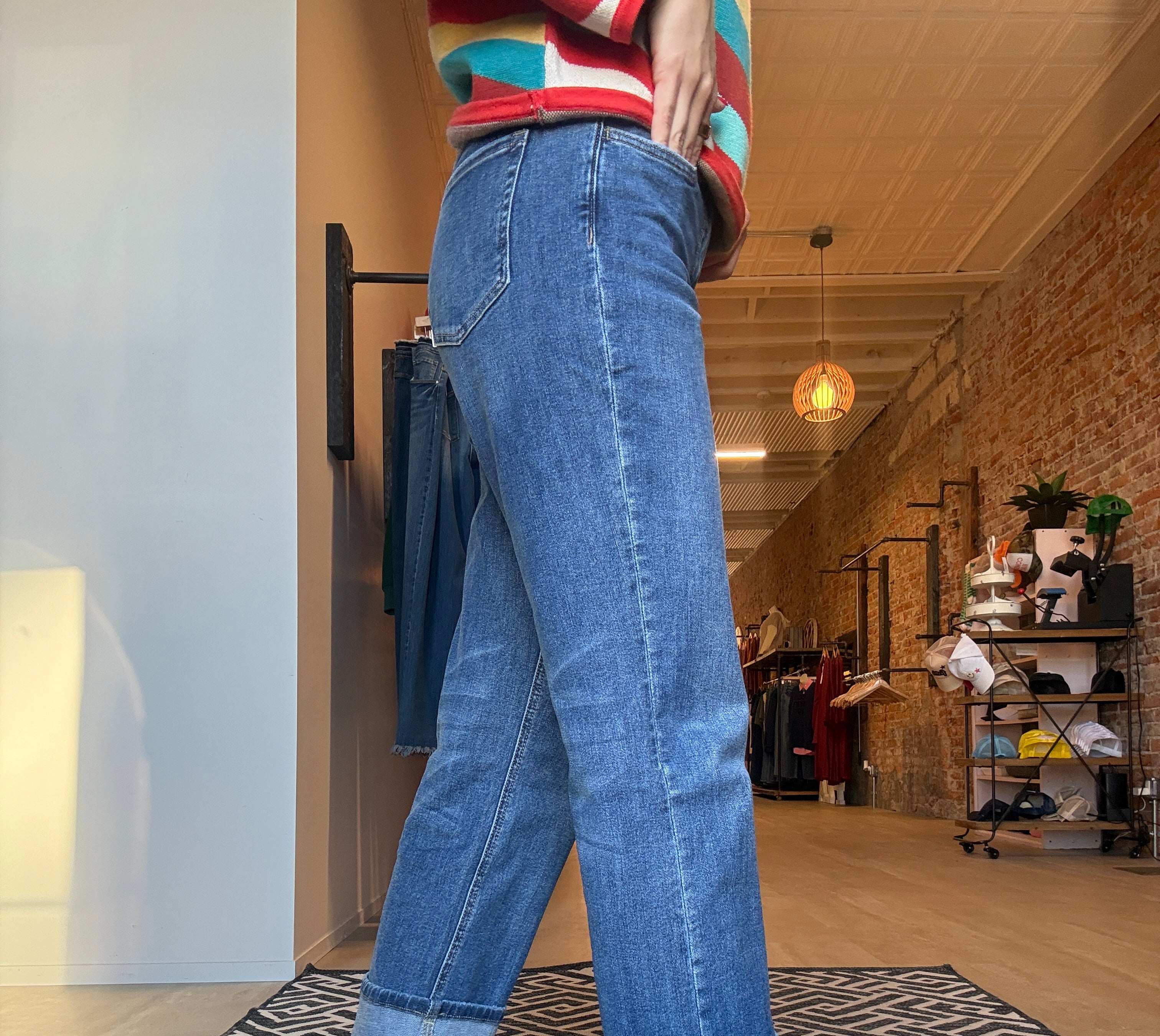 Benny Straight Leg Jeans-Jeans-Veveret-The Funky Zebra Ames, Women's Fashion Boutique in Ames, Iowa