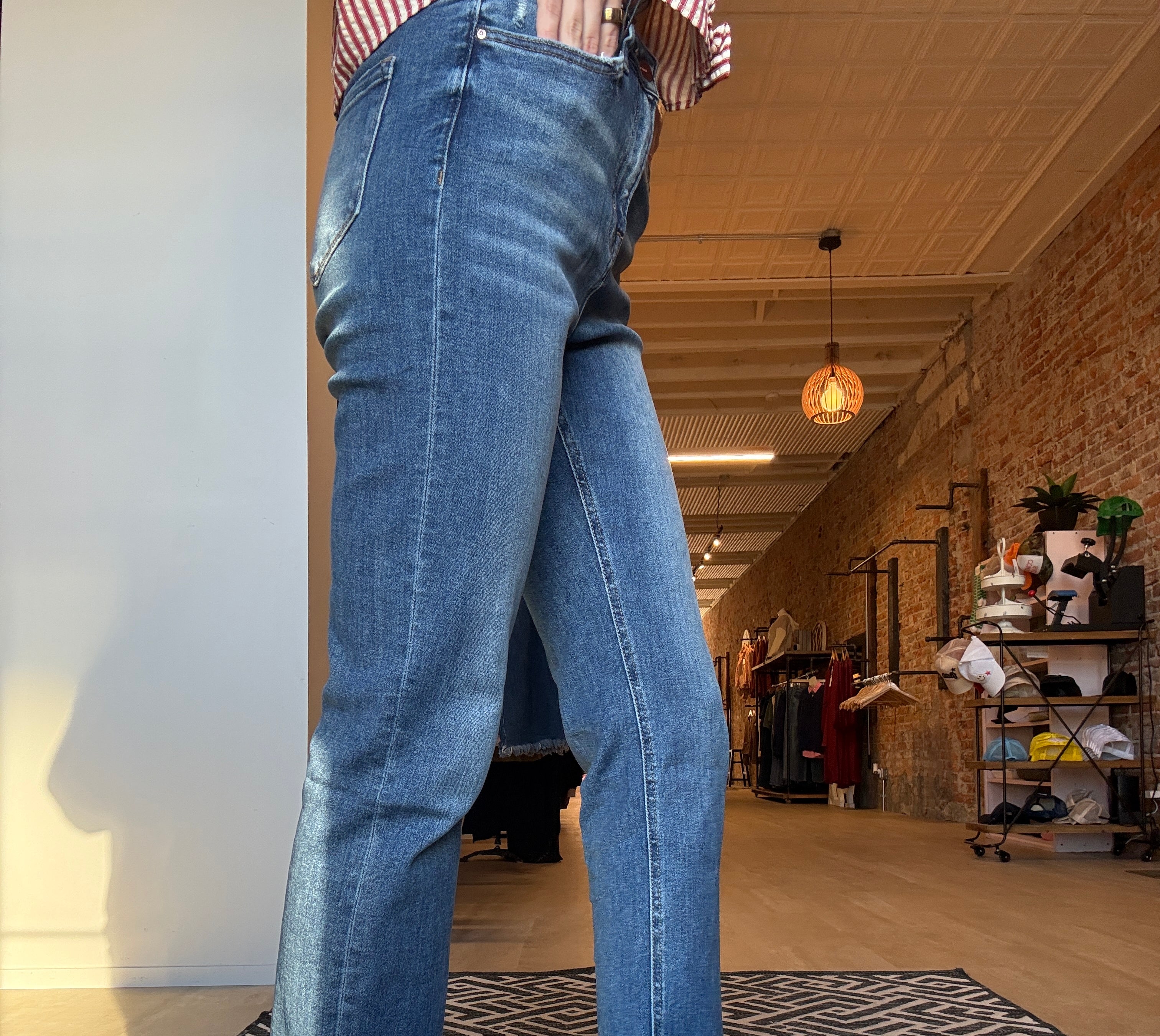 Mica Super High Straight Leg Jean-Jeans-Mica-The Funky Zebra Ames, Women's Fashion Boutique in Ames, Iowa