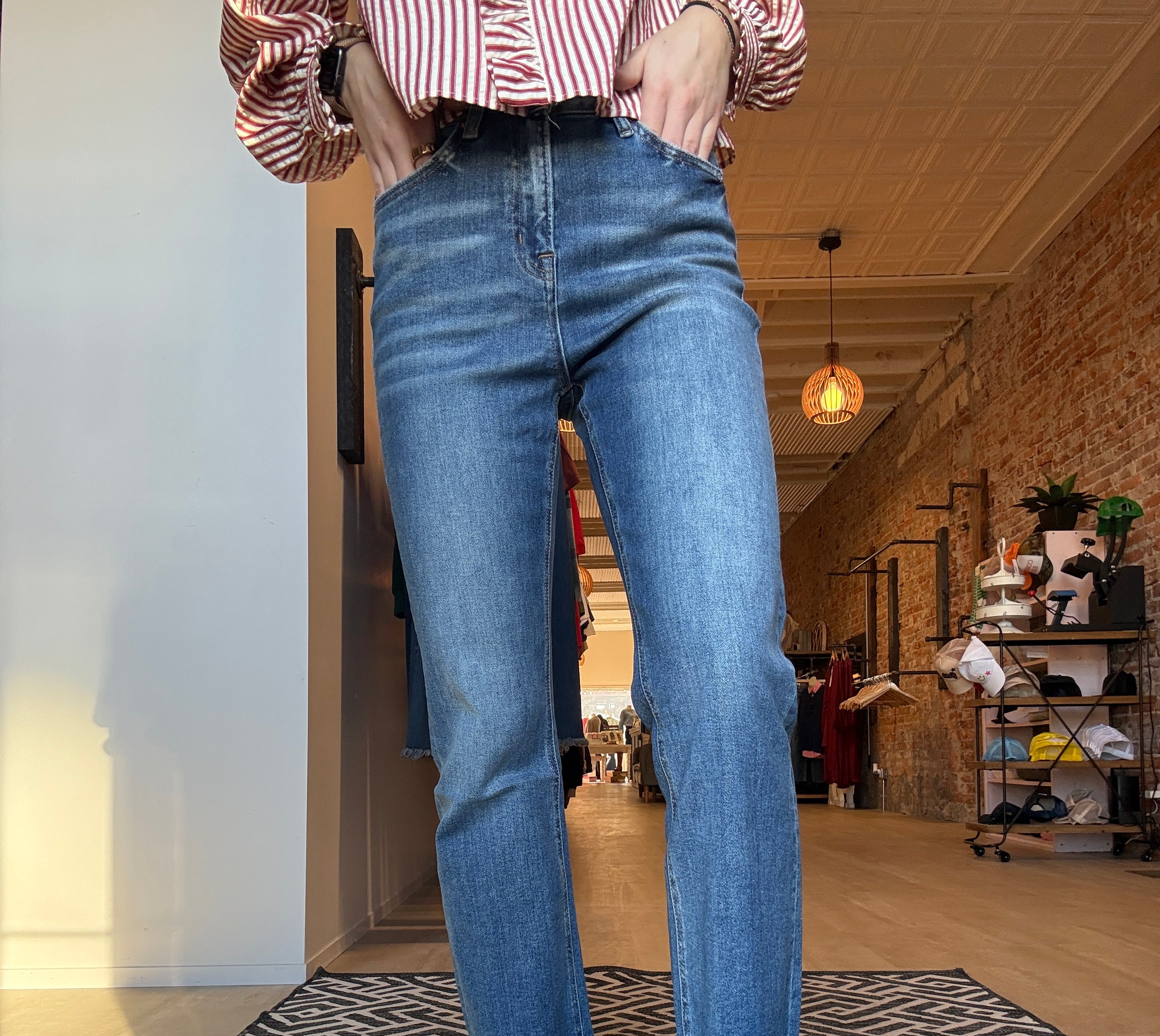 Mica Super High Straight Leg Jean-Jeans-Mica-The Funky Zebra Ames, Women's Fashion Boutique in Ames, Iowa