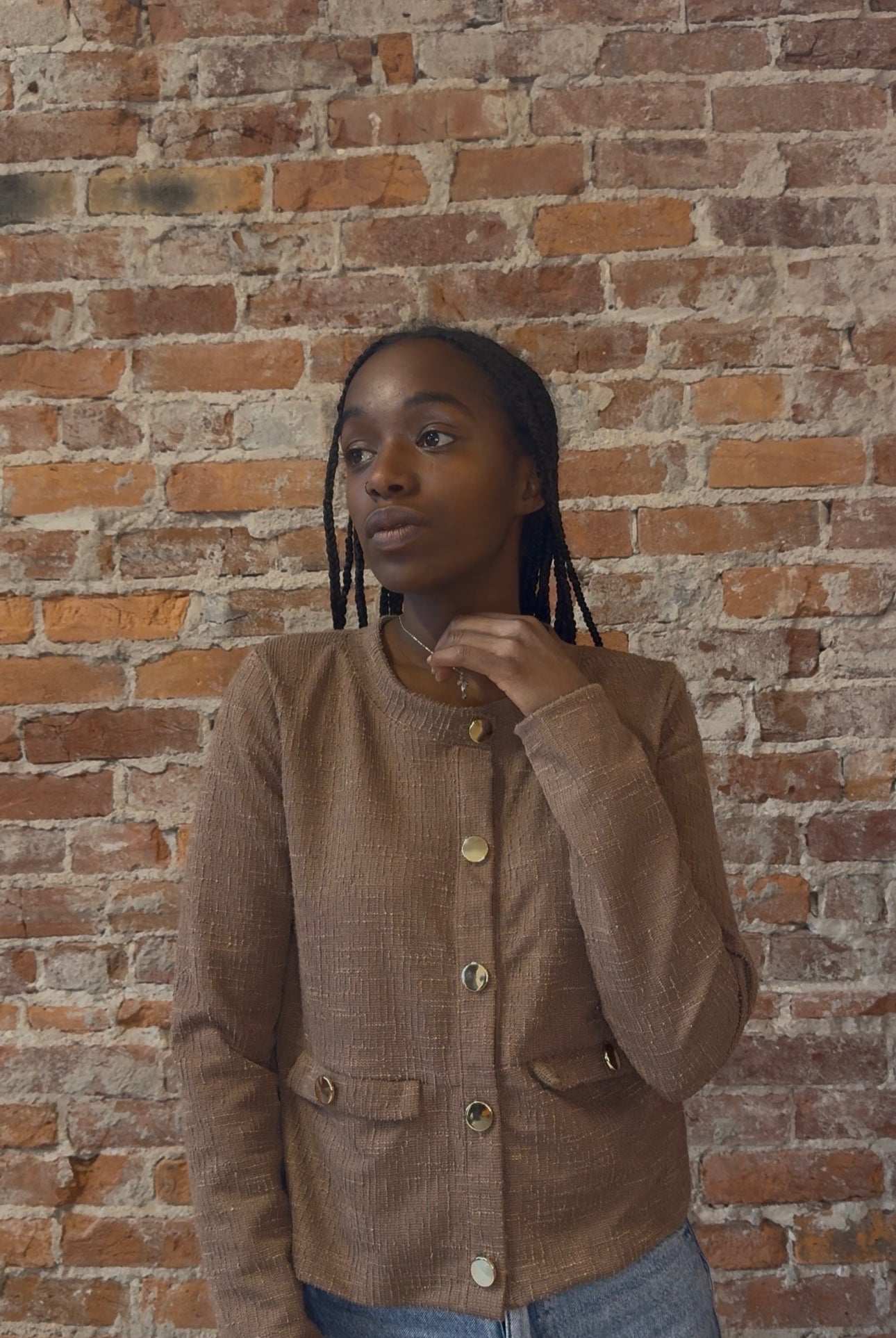 Aurora Long Sleeve Button Cardigan-Cardigans-The Funky Zebra Ames-The Funky Zebra Ames, Women's Fashion Boutique in Ames, Iowa