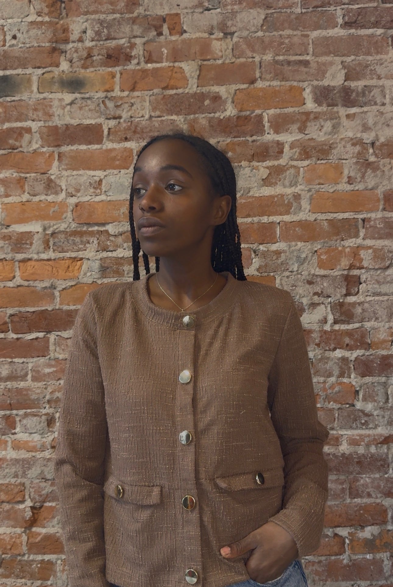 Aurora Long Sleeve Button Cardigan-Cardigans-The Funky Zebra Ames-The Funky Zebra Ames, Women's Fashion Boutique in Ames, Iowa