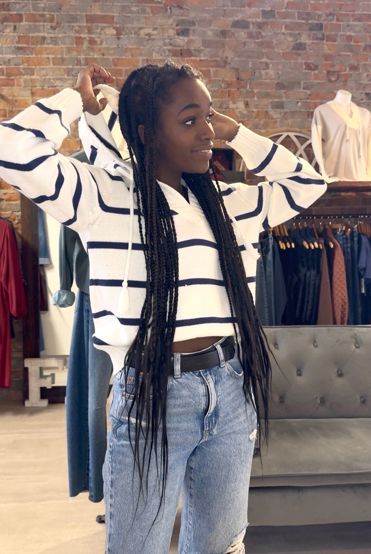 Rylee Hoodie-Sweaters-Thread and Supply-The Funky Zebra Ames, Women's Fashion Boutique in Ames, Iowa