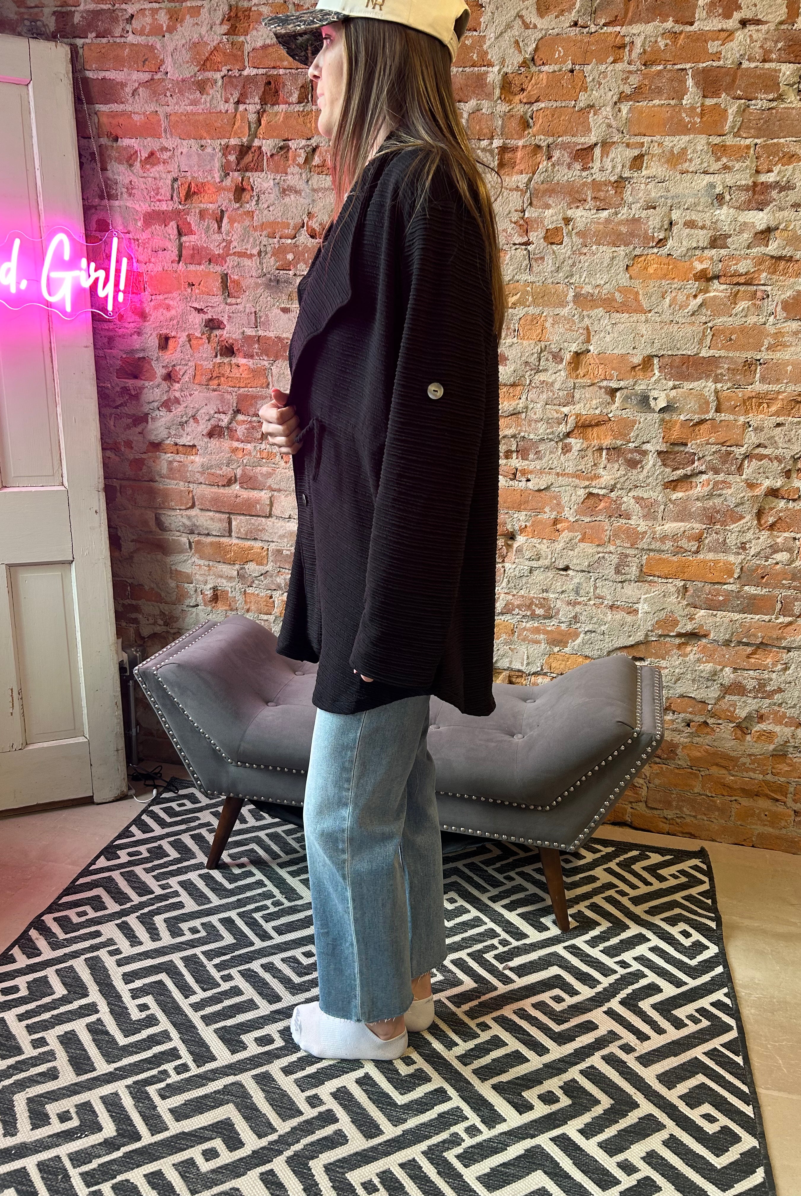 Blair Jacket-Jackets-Cozy Co-The Funky Zebra Ames, Women's Fashion Boutique in Ames, Iowa