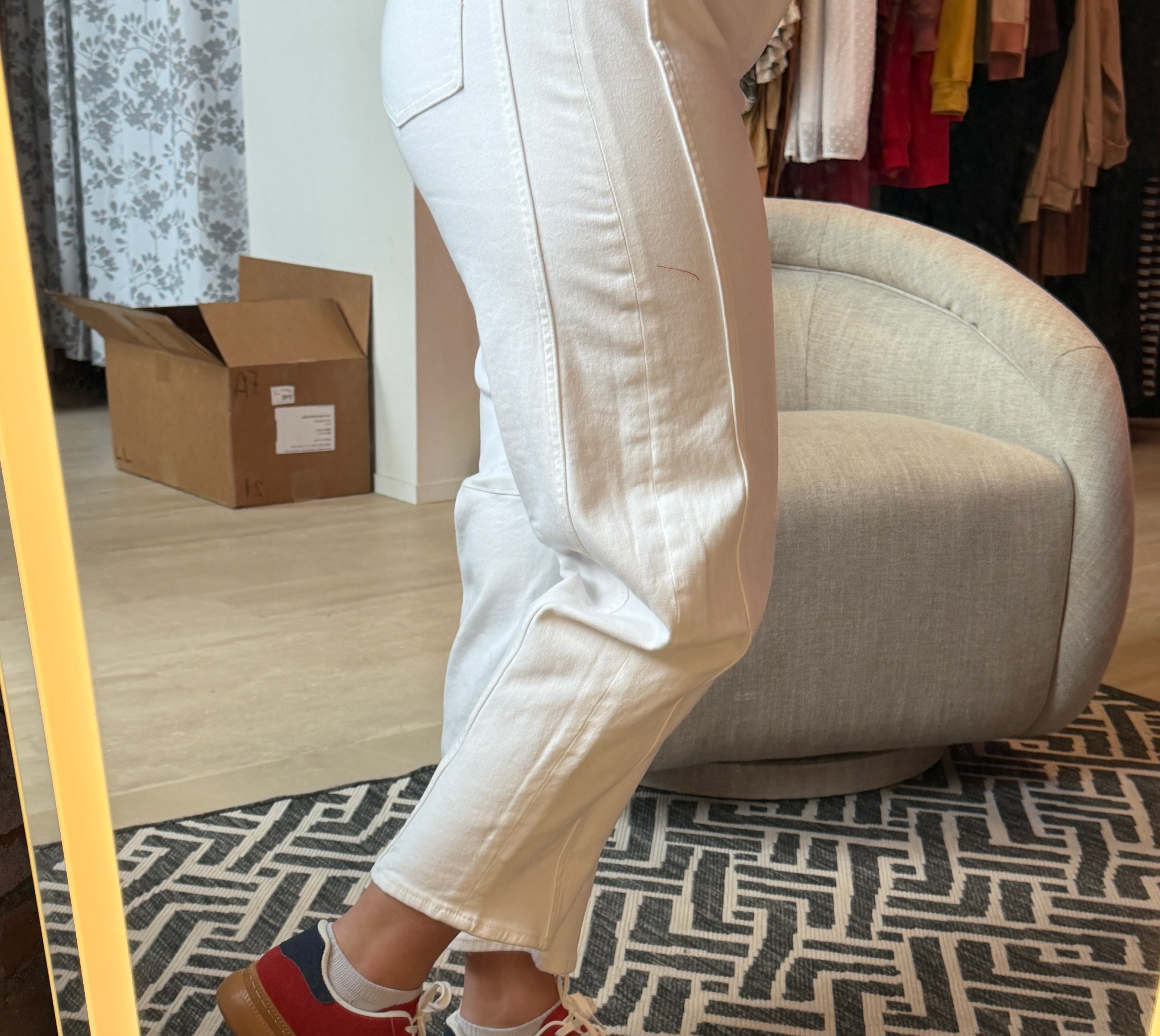 Harper Cropped Barrel-Pants-Habitual-The Funky Zebra Ames, Women's Fashion Boutique in Ames, Iowa